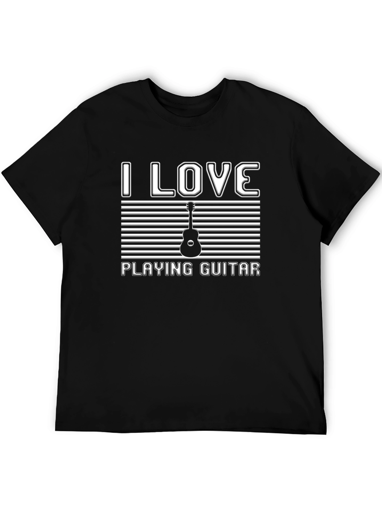 I Love Playing Guitar T-Shirt - Musician Apparel