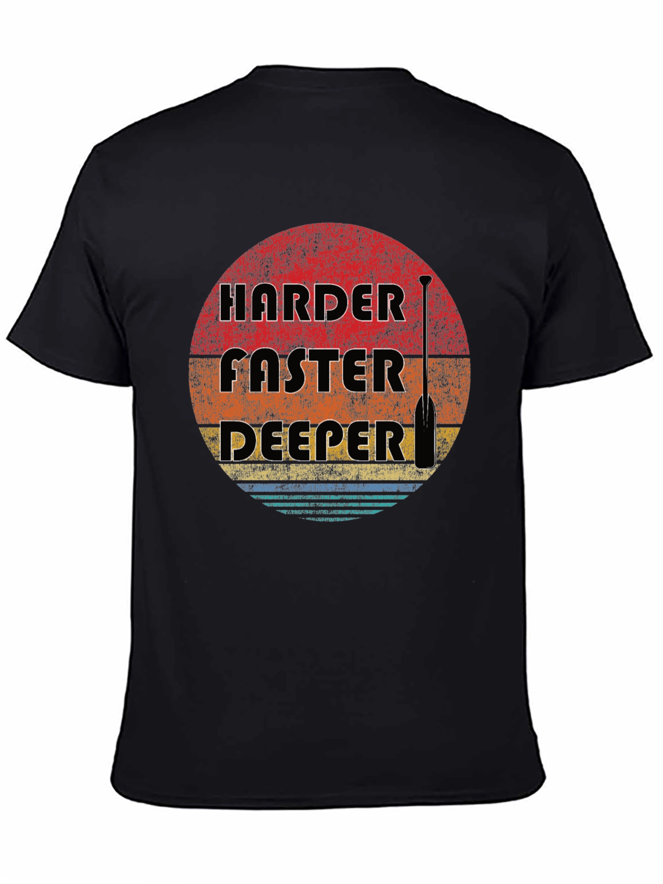 Harder Faster Deeper Paddle Graphic Tee