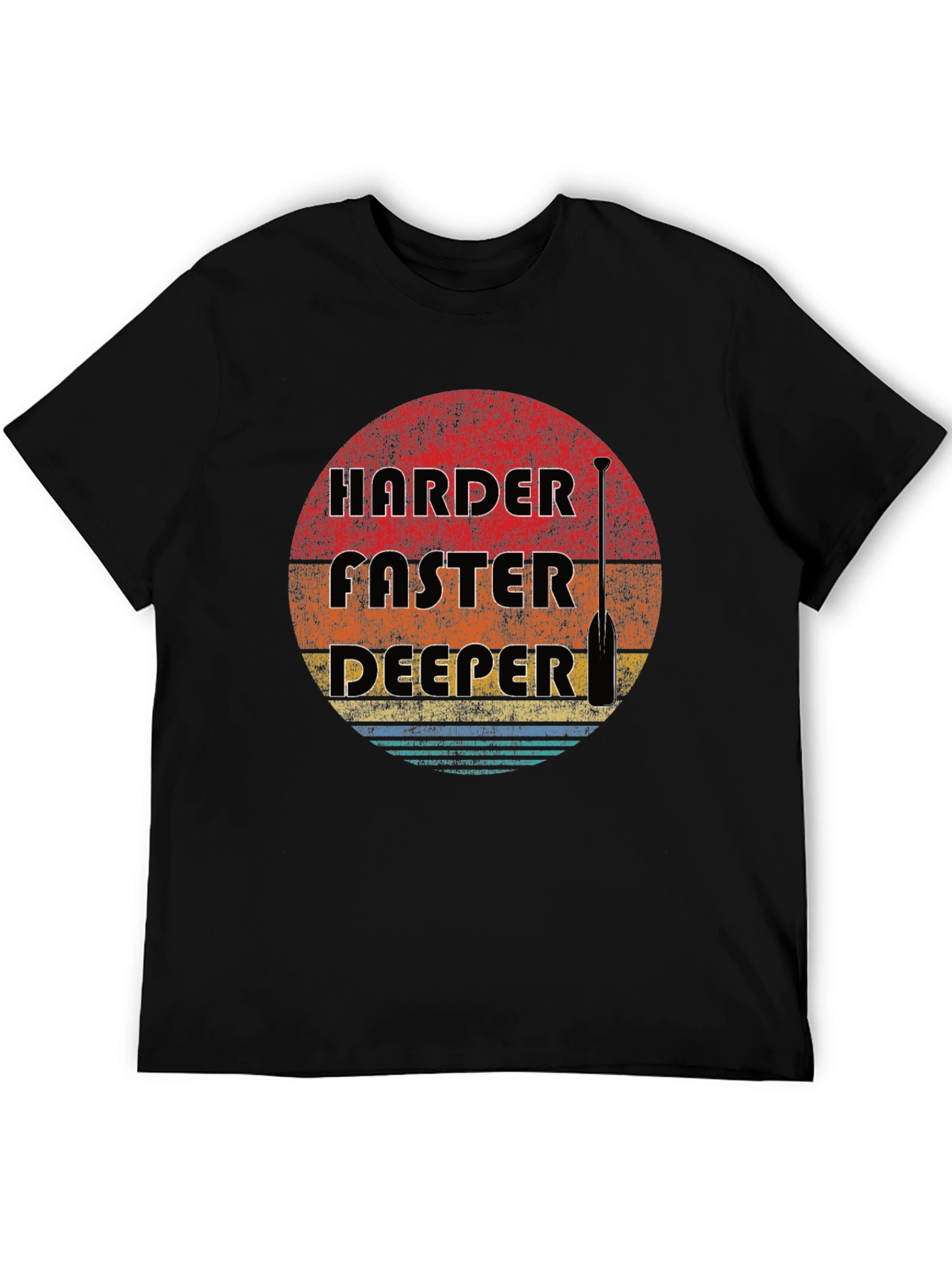 Harder Faster Deeper Paddle Graphic Tee