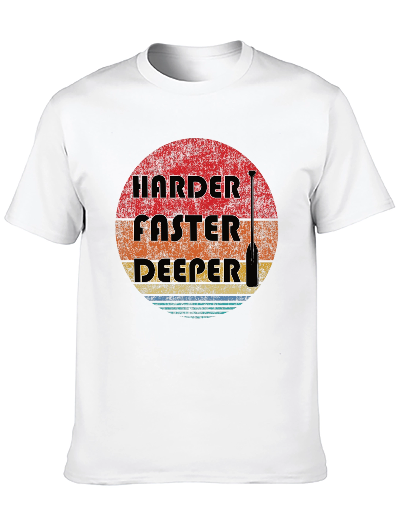Harder Faster Deeper Paddle Graphic Tee
