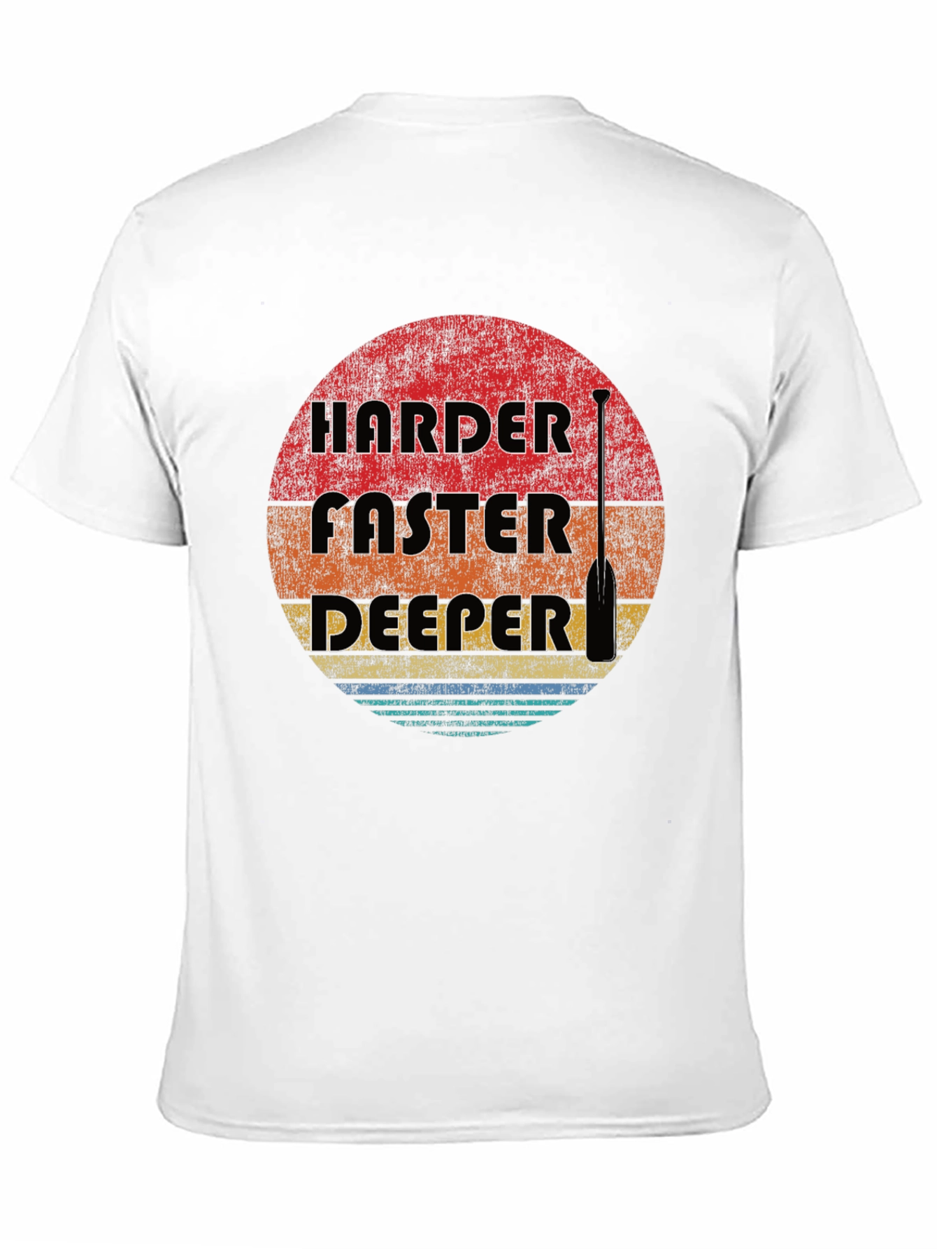 Harder Faster Deeper Paddle Graphic Tee
