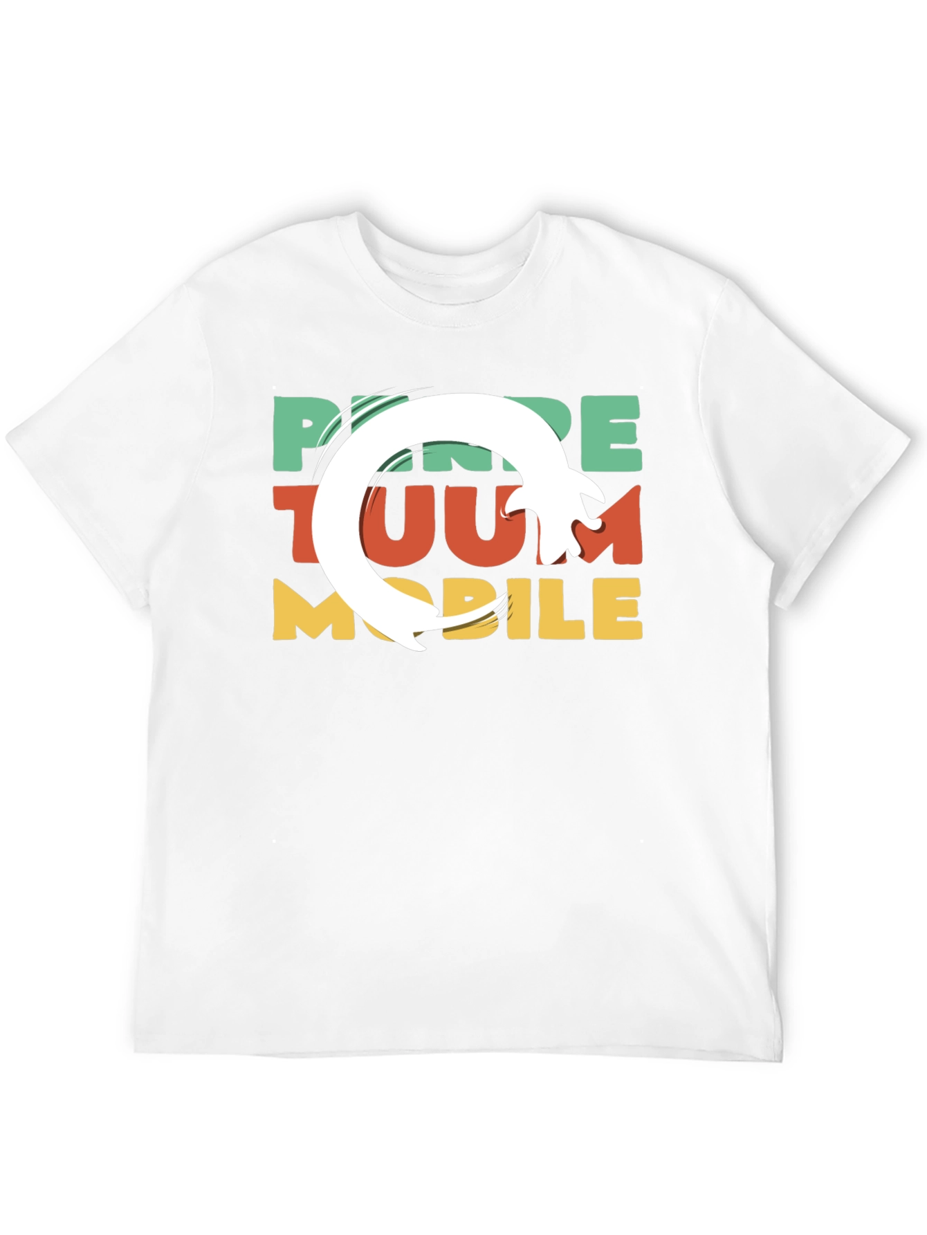 Funky Retro Style Mobile T-Shirt