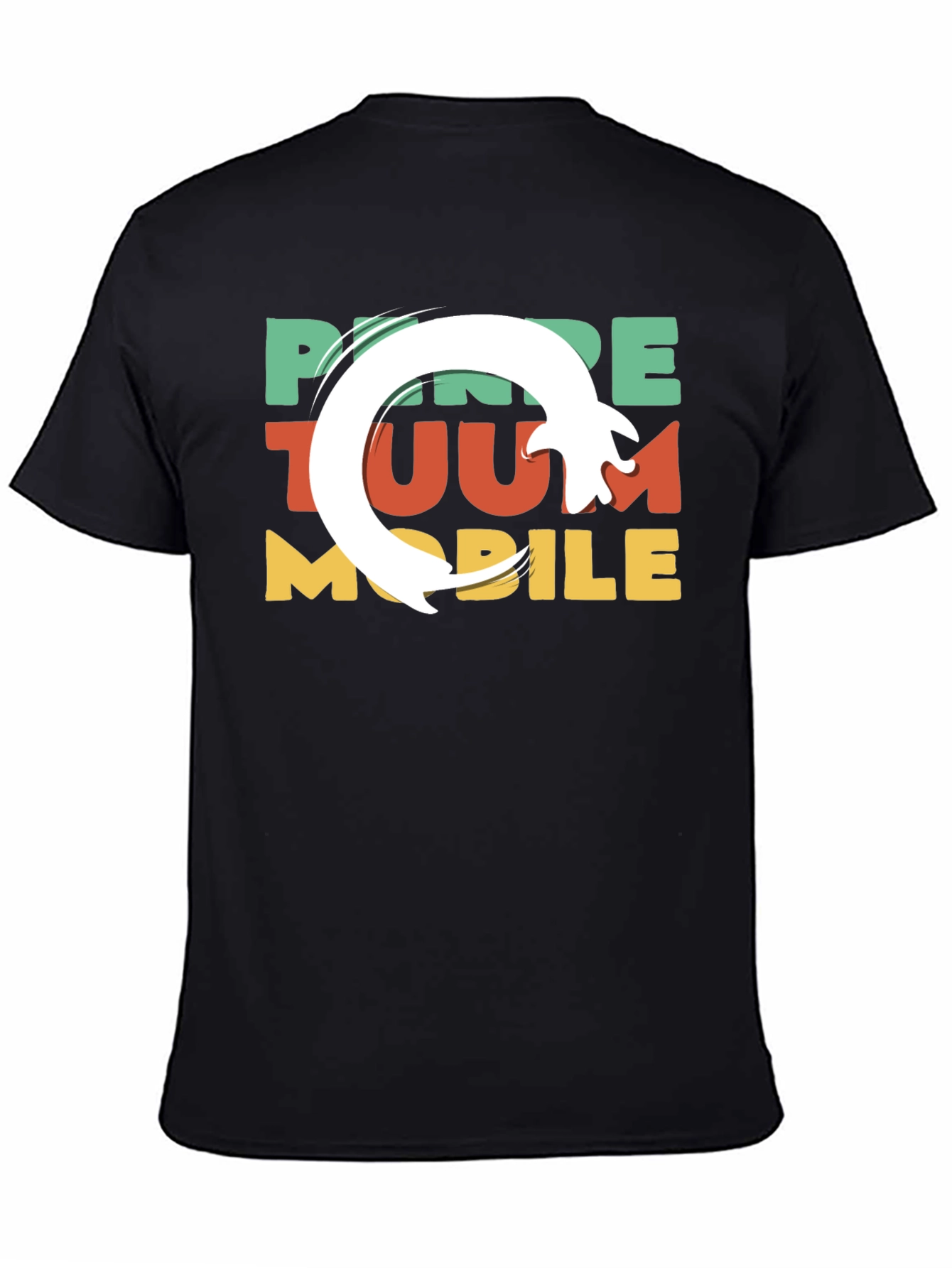 Funky Retro Style Mobile T-Shirt