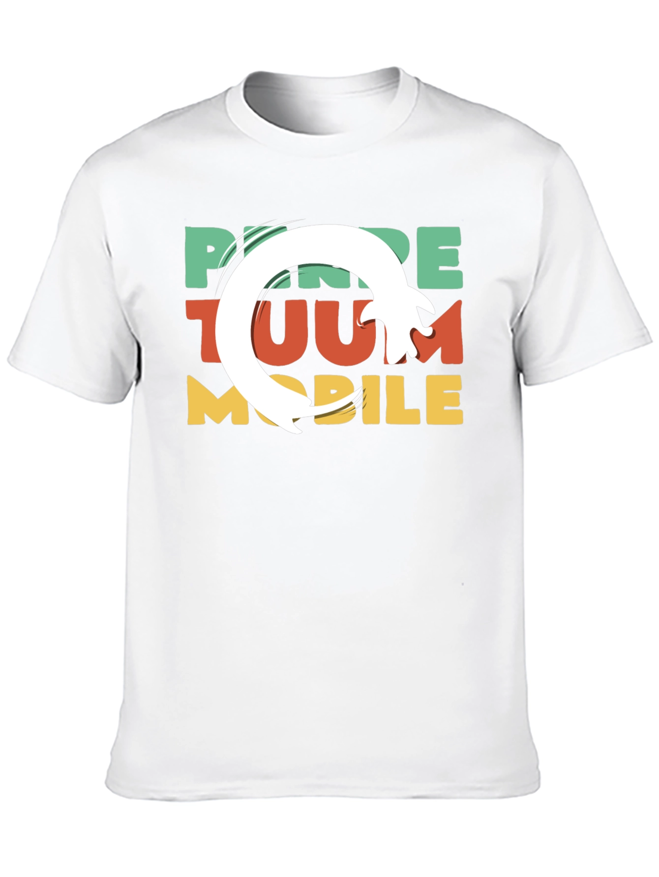 Funky Retro Style Mobile T-Shirt