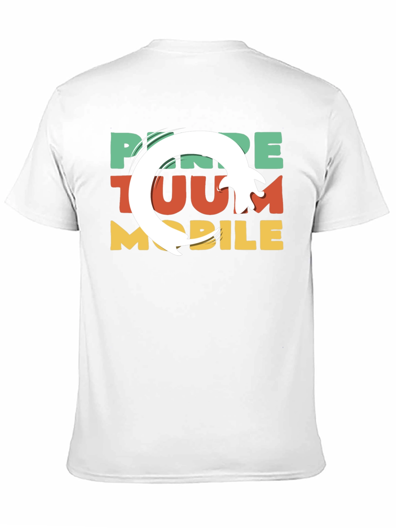 Funky Retro Style Mobile T-Shirt