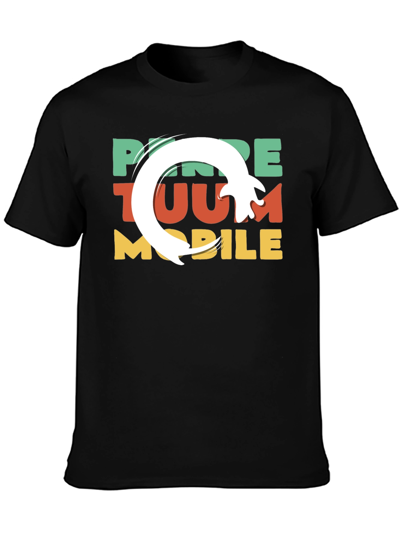 Funky Retro Style Mobile T-Shirt