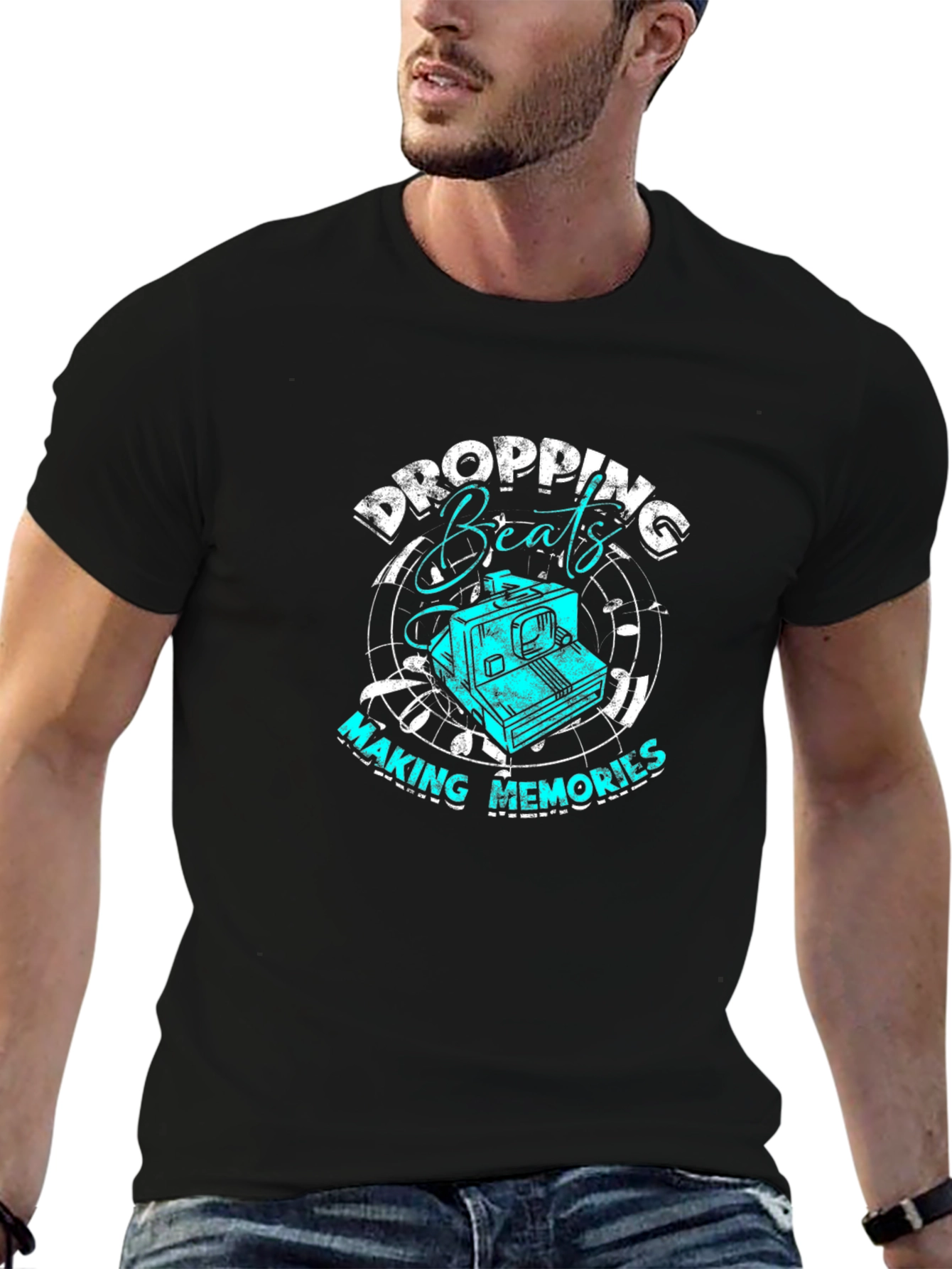 Dropping Beats T-Shirt - Music Lover Tee