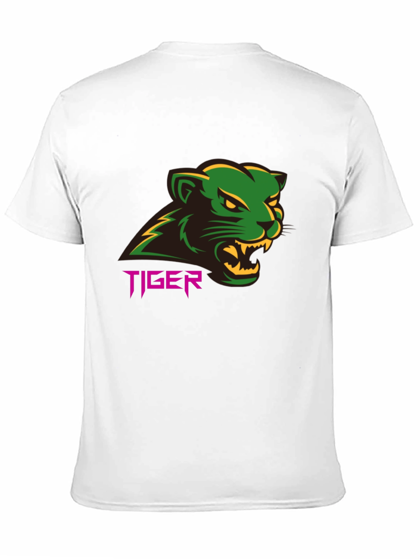 Tiger Graphic Tee - Bold Black T-Shirt