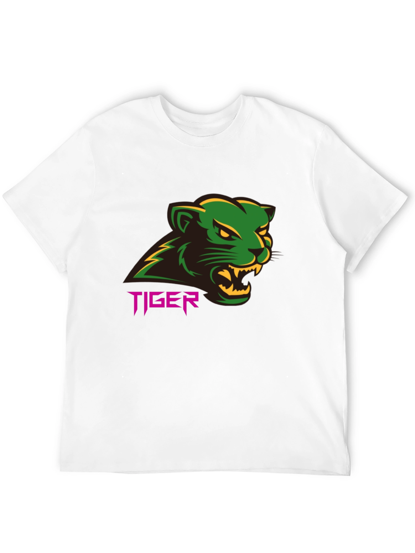 Tiger Graphic Tee - Bold Black T-Shirt