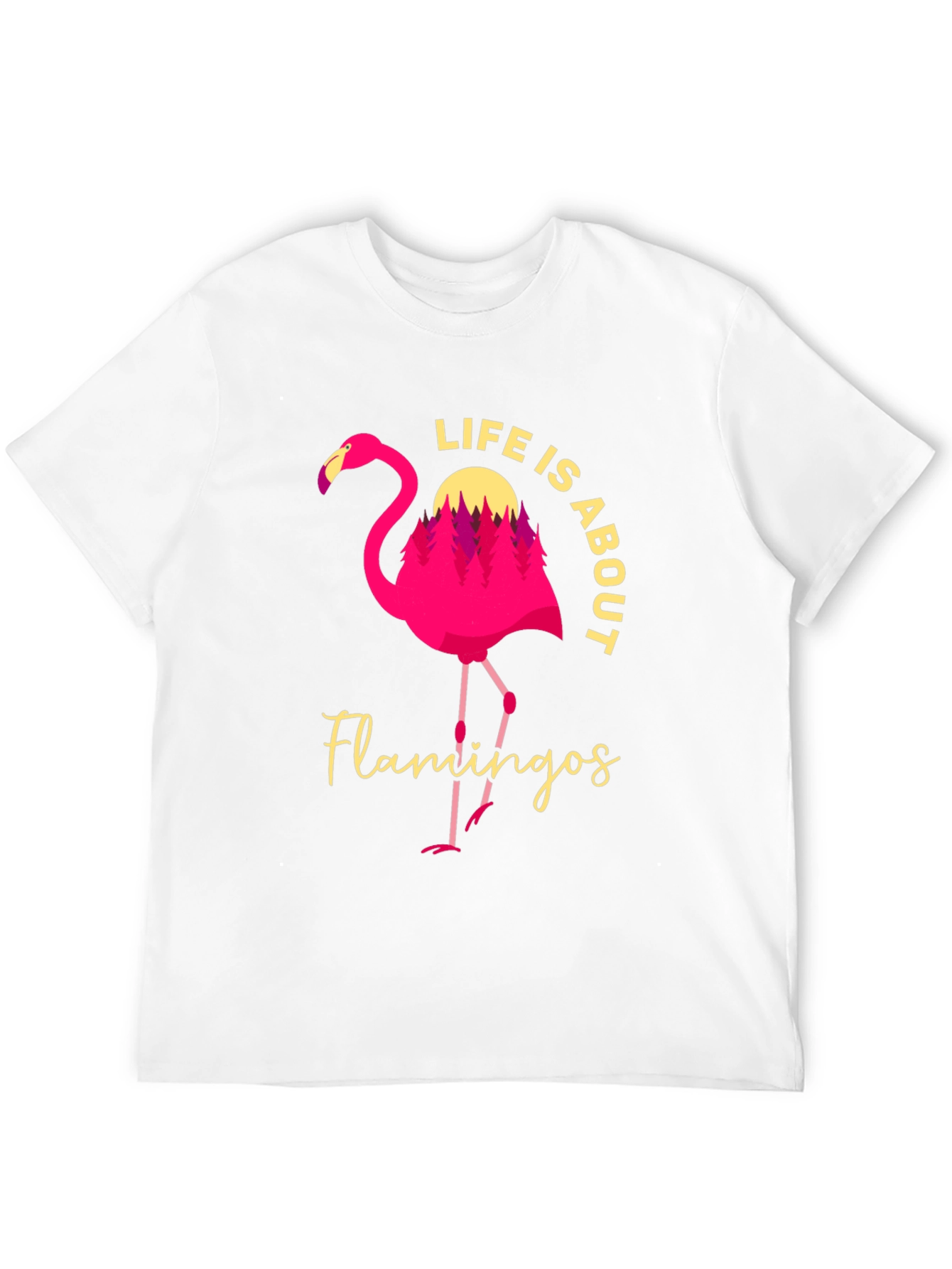 Flamingo Life Black Tee