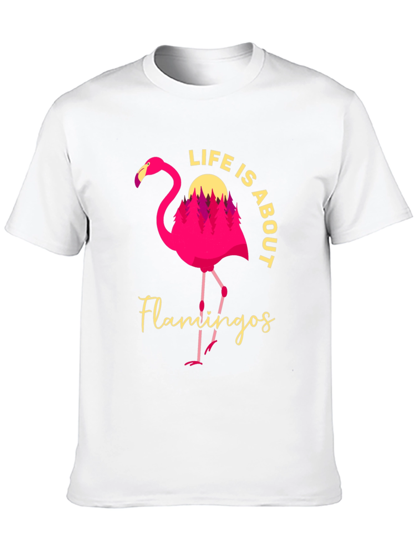 Flamingo Life Black Tee