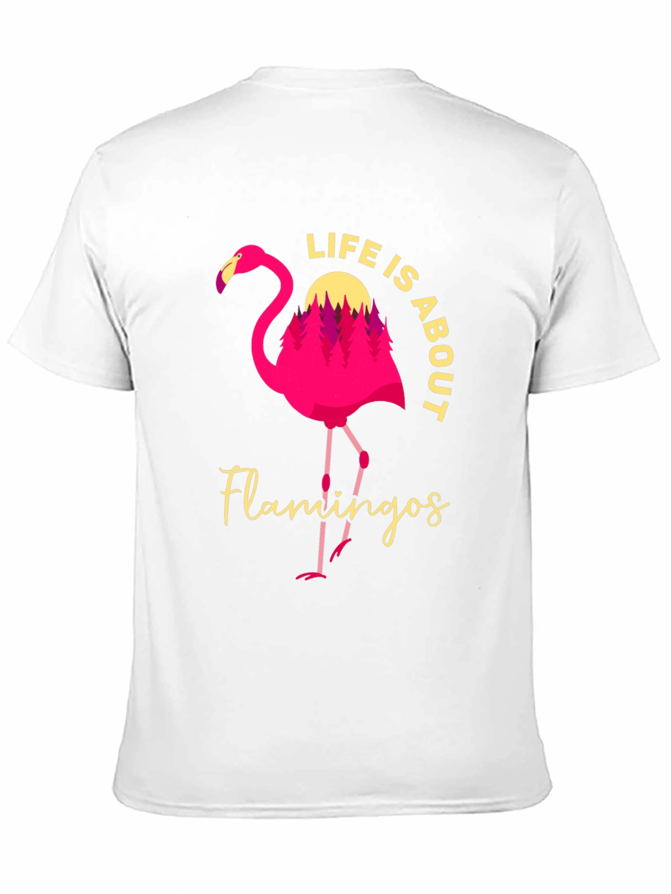 Flamingo Life Black Tee