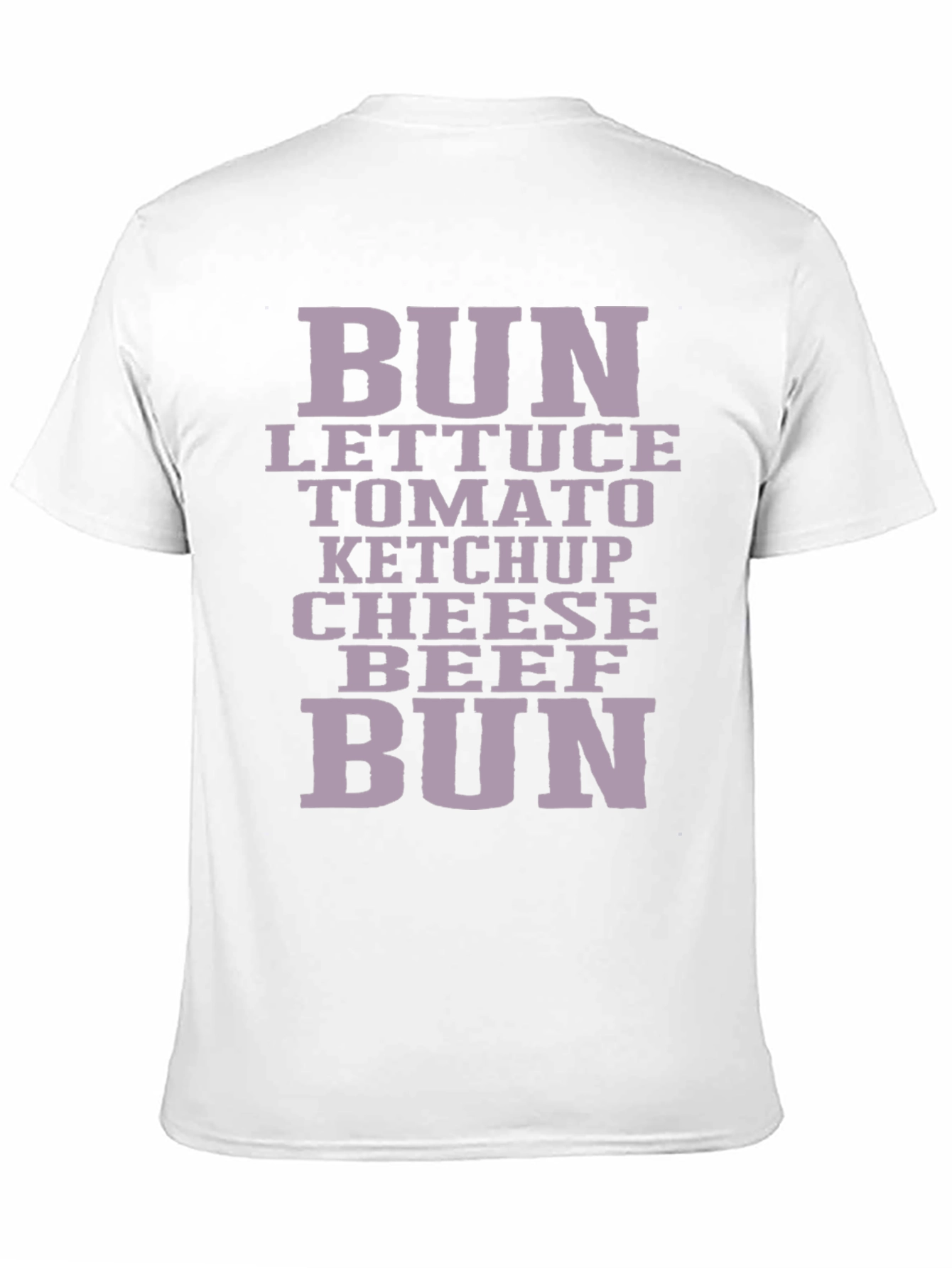 Burger Ingredients T-Shirt - Foodie Fashion