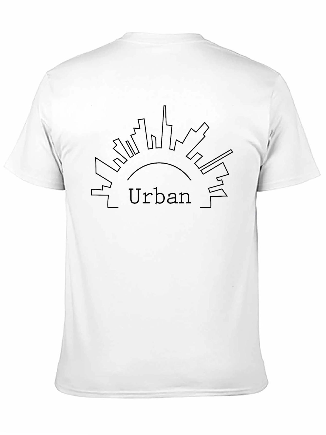 Urban Graphic Tee - Cityscape Design Soft Cotton Blend