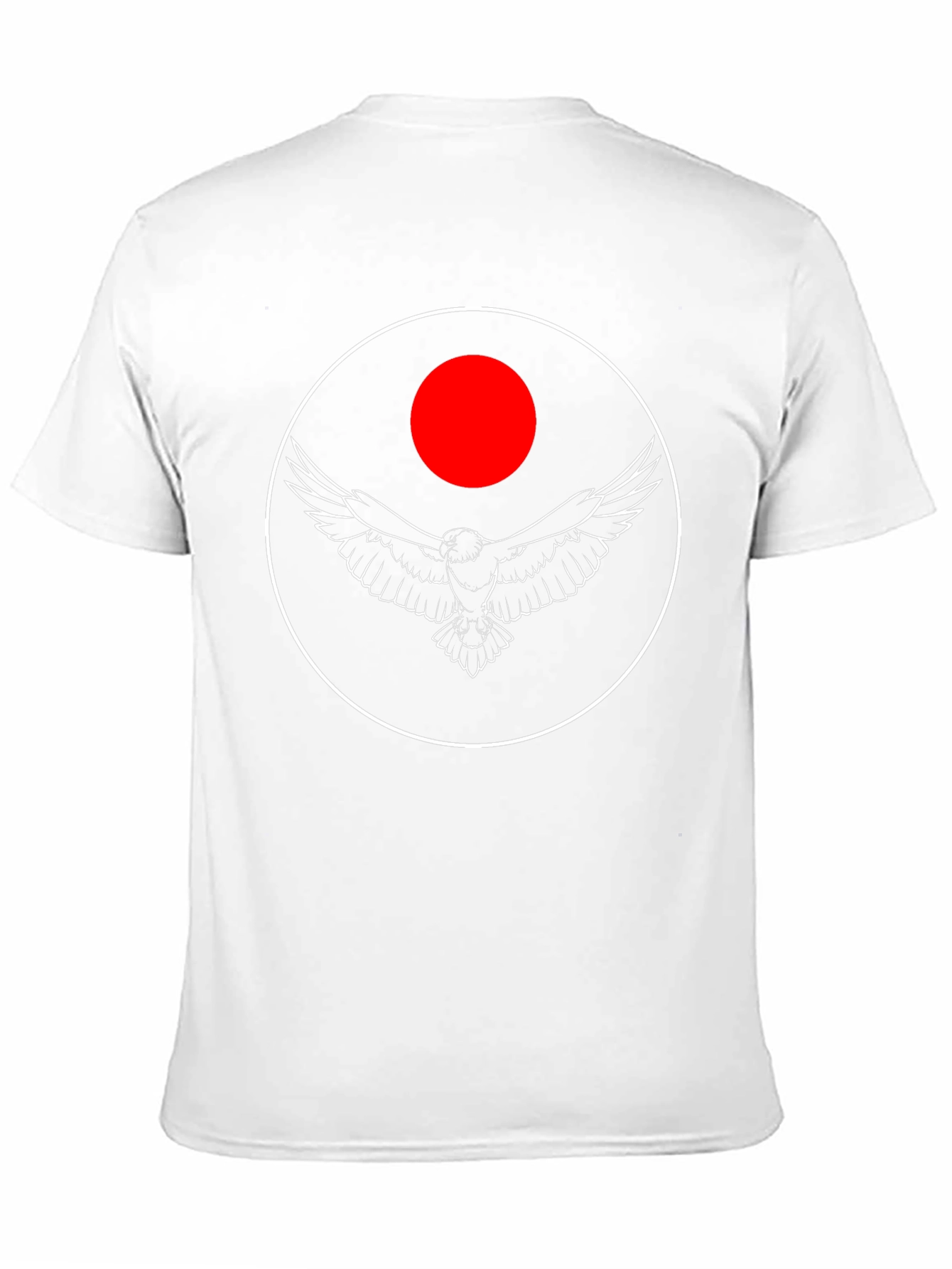 Eagle Circle Graphic Tee - Black