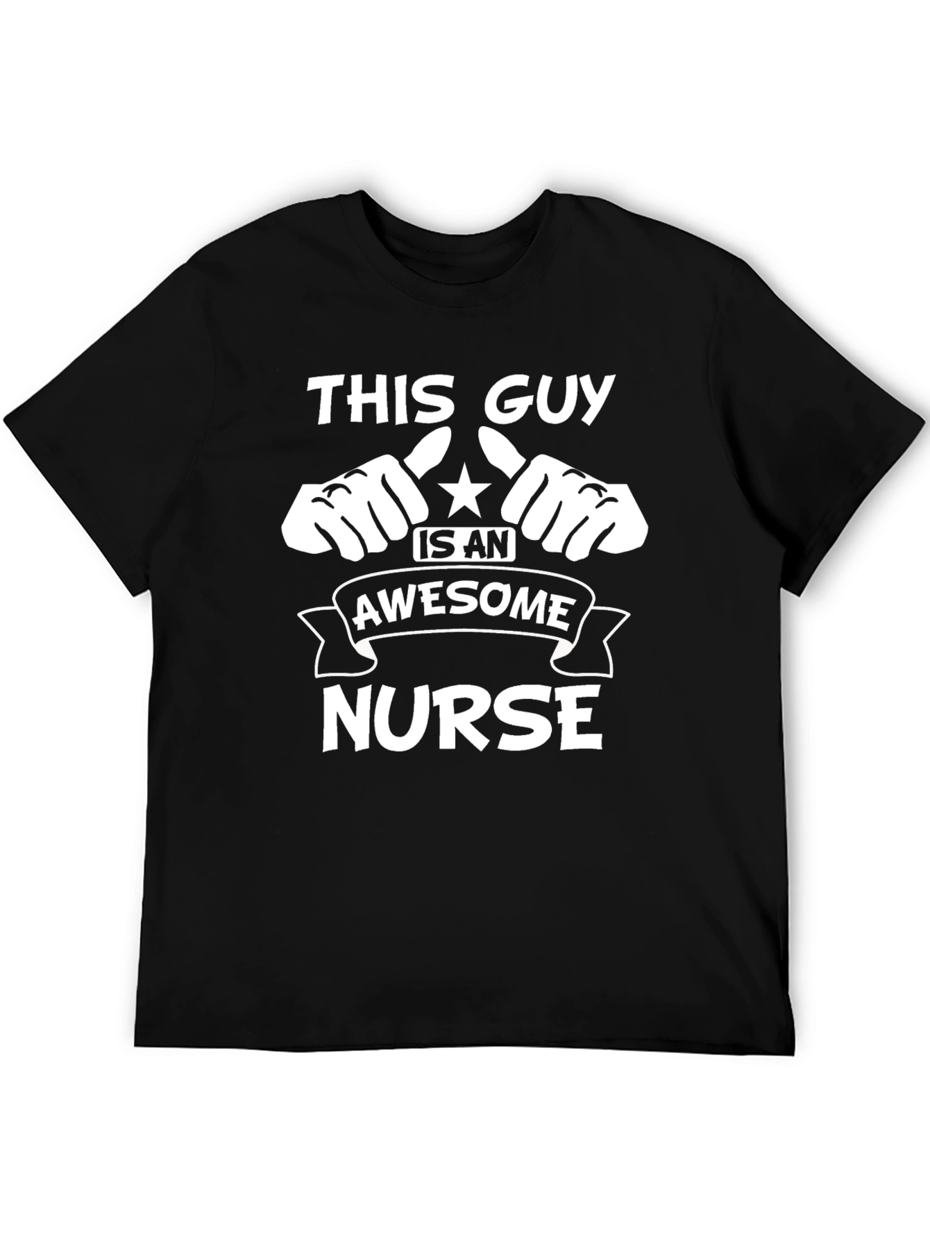 Awesome Nurse T-Shirt - Mens Black Tee