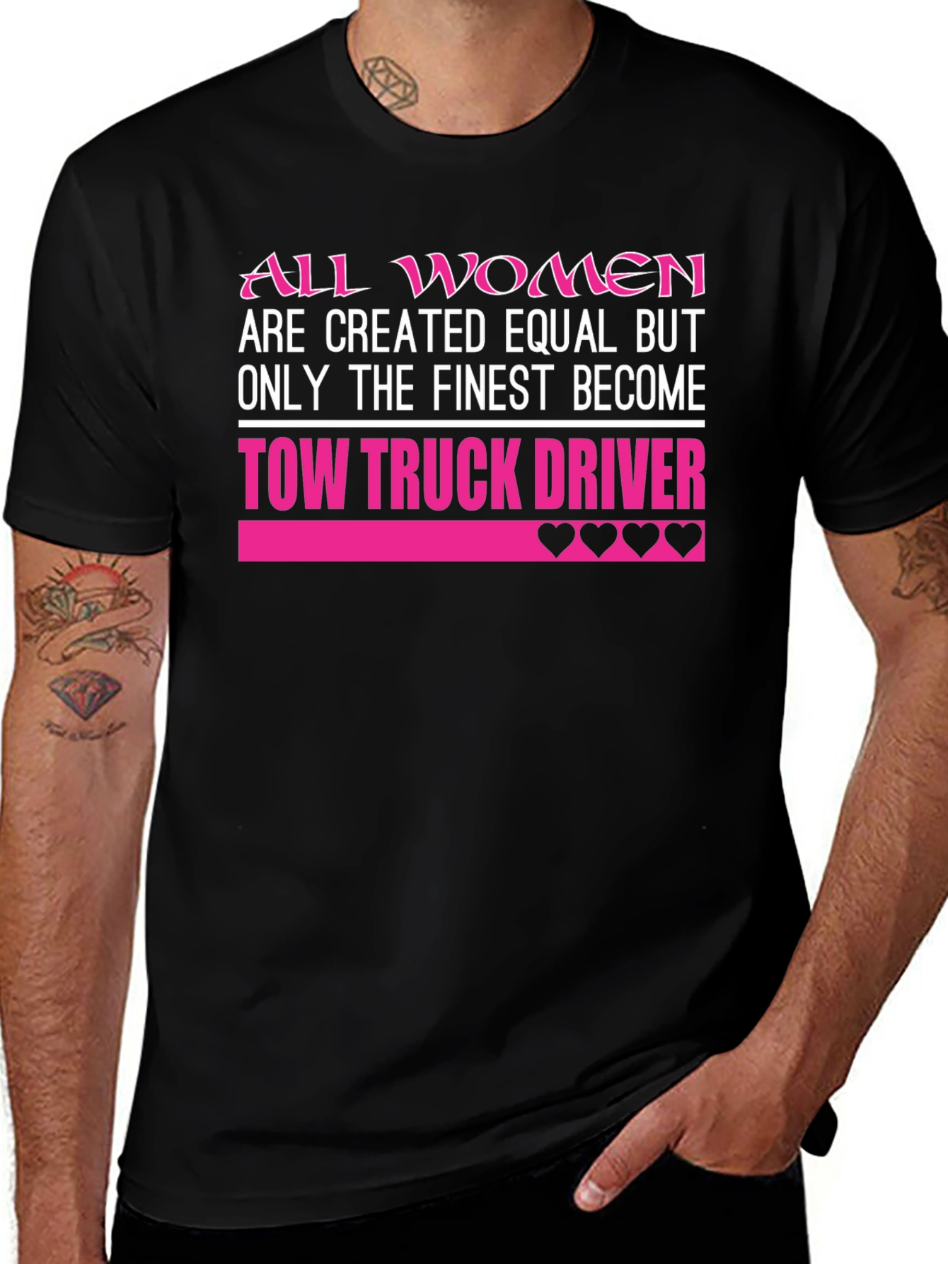 Finest Women Tow Truck Driver T-Shirt