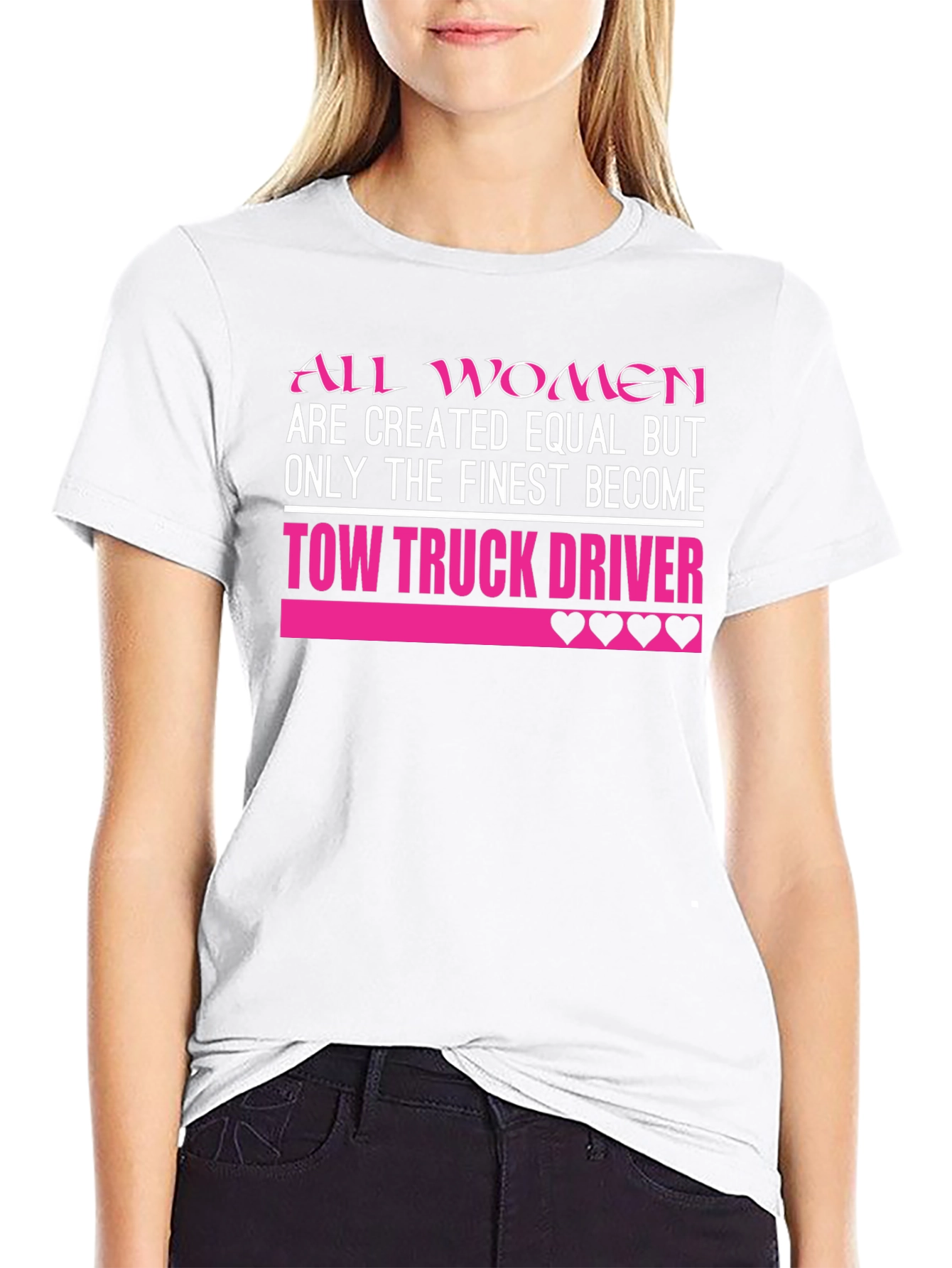 Finest Women Tow Truck Driver T-Shirt