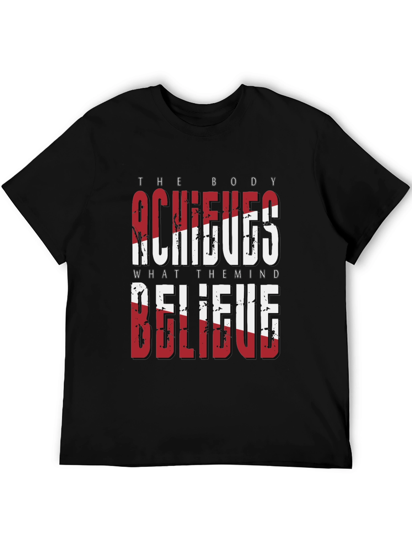 Motivational Graphic T-Shirt - Believe Achieve