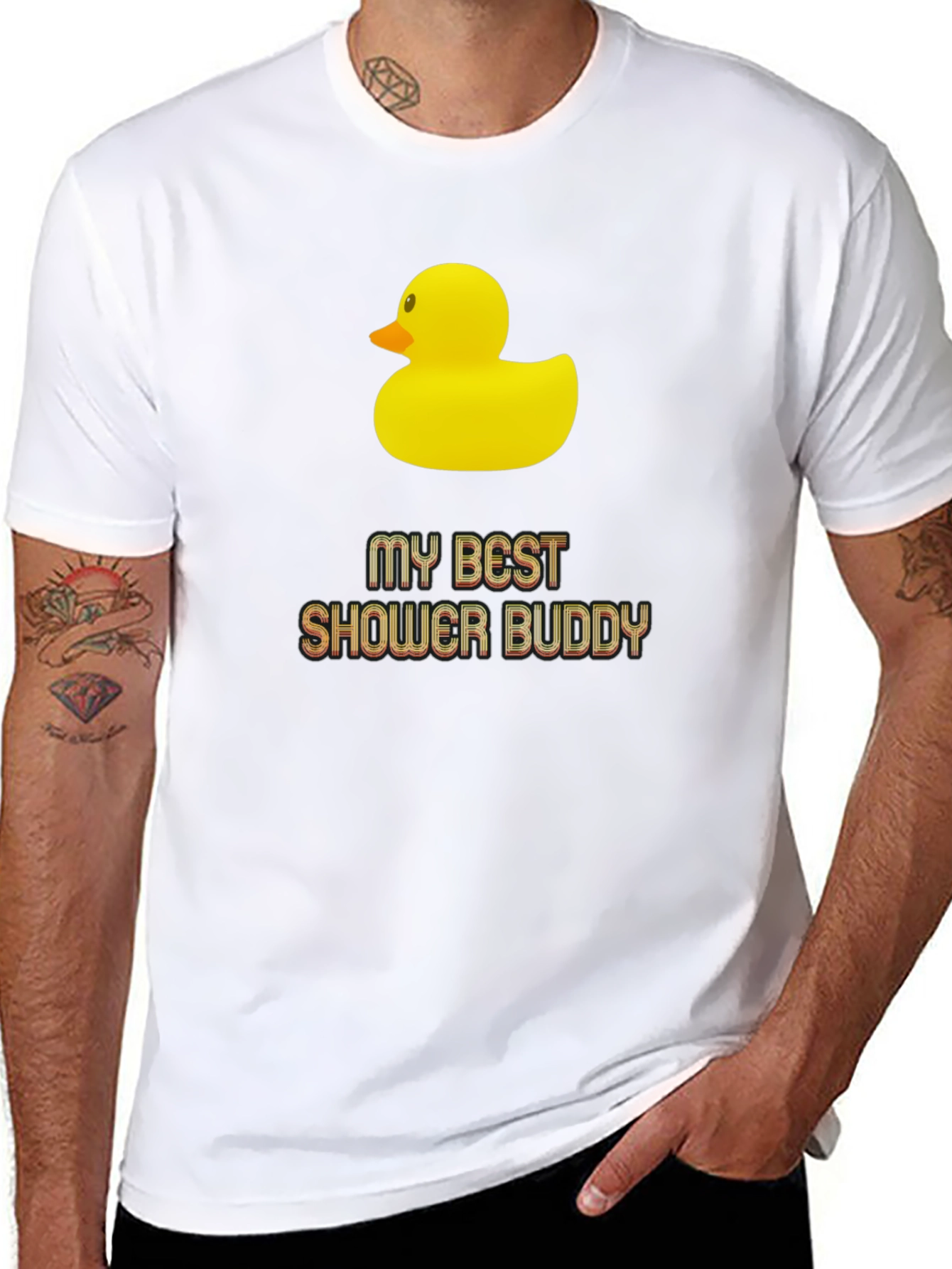 My Best Shower Buddy T-Shirt - Rubber Duck