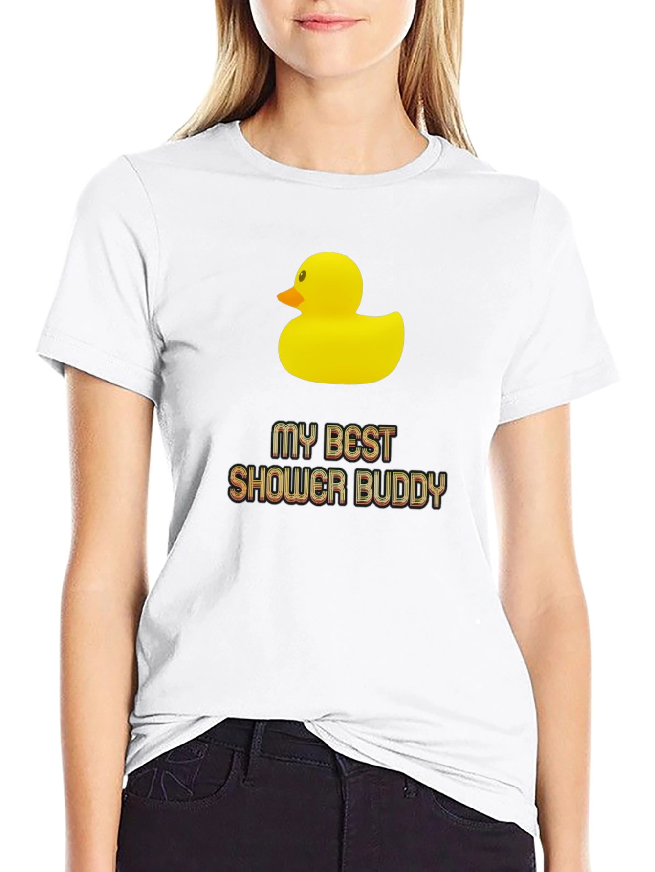 My Best Shower Buddy T-Shirt - Rubber Duck