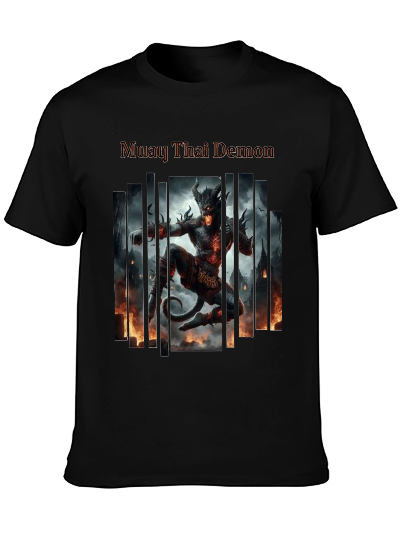 Muay Thai Demon Graphic T-Shirt