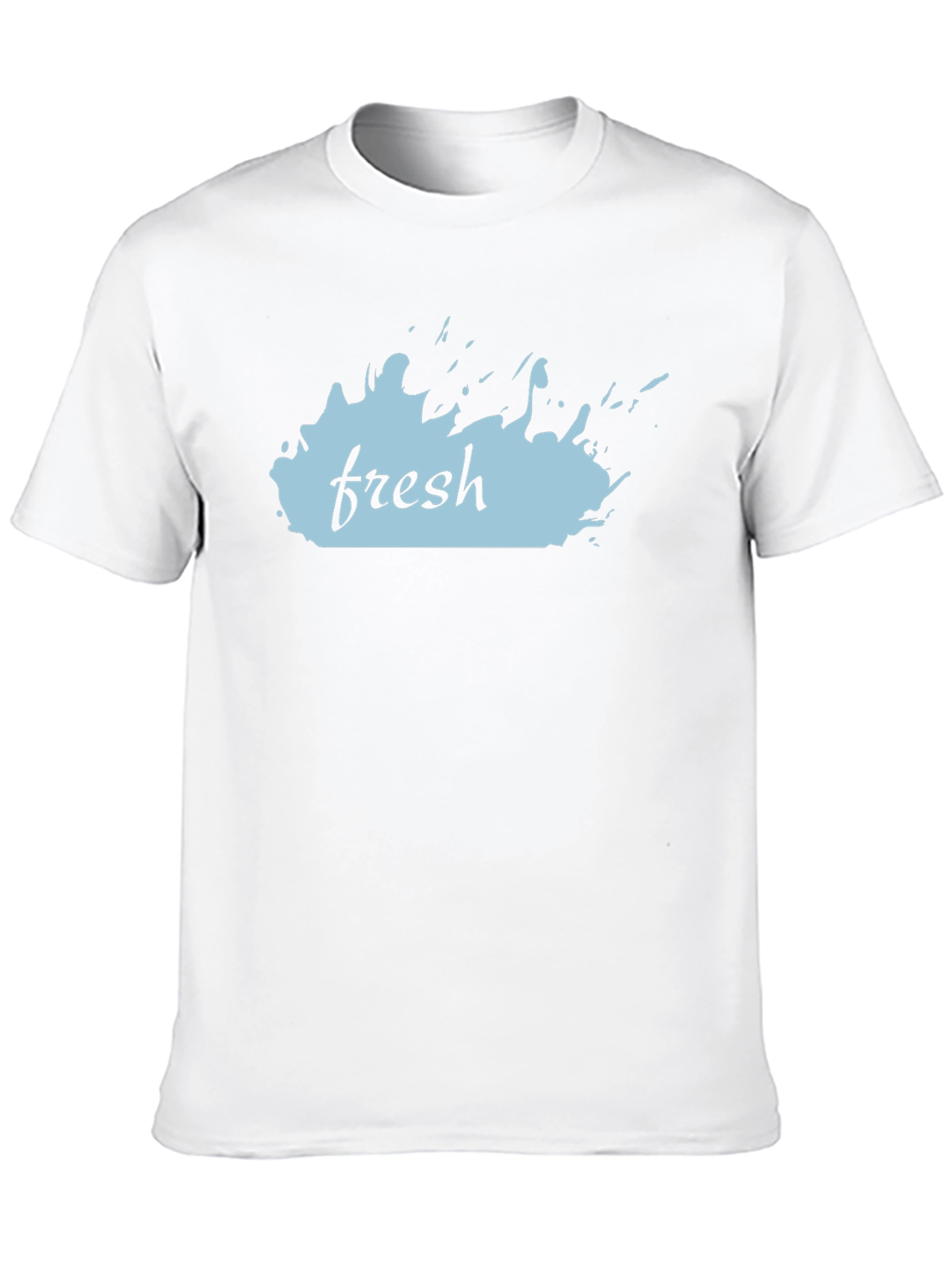 Fresh Graphic Tee - Stylish Mens Black T-Shirt