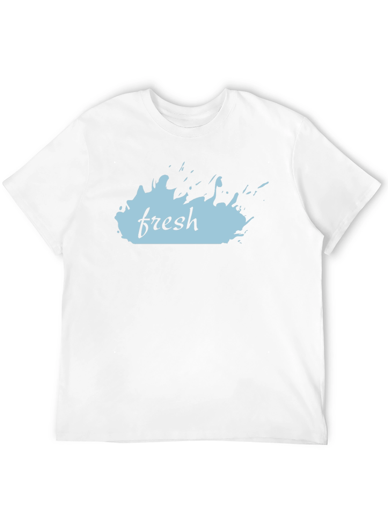 Fresh Graphic Tee - Stylish Mens Black T-Shirt