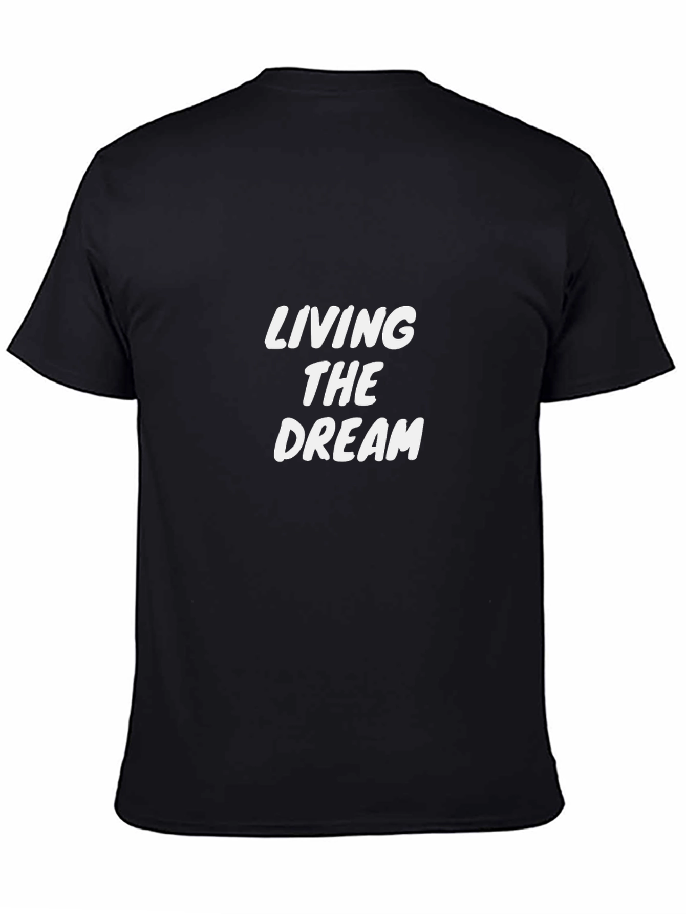 Living The Dream Graphic Tee - Black