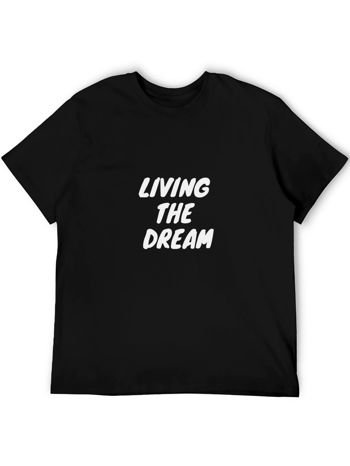 Living The Dream Graphic Tee - Black