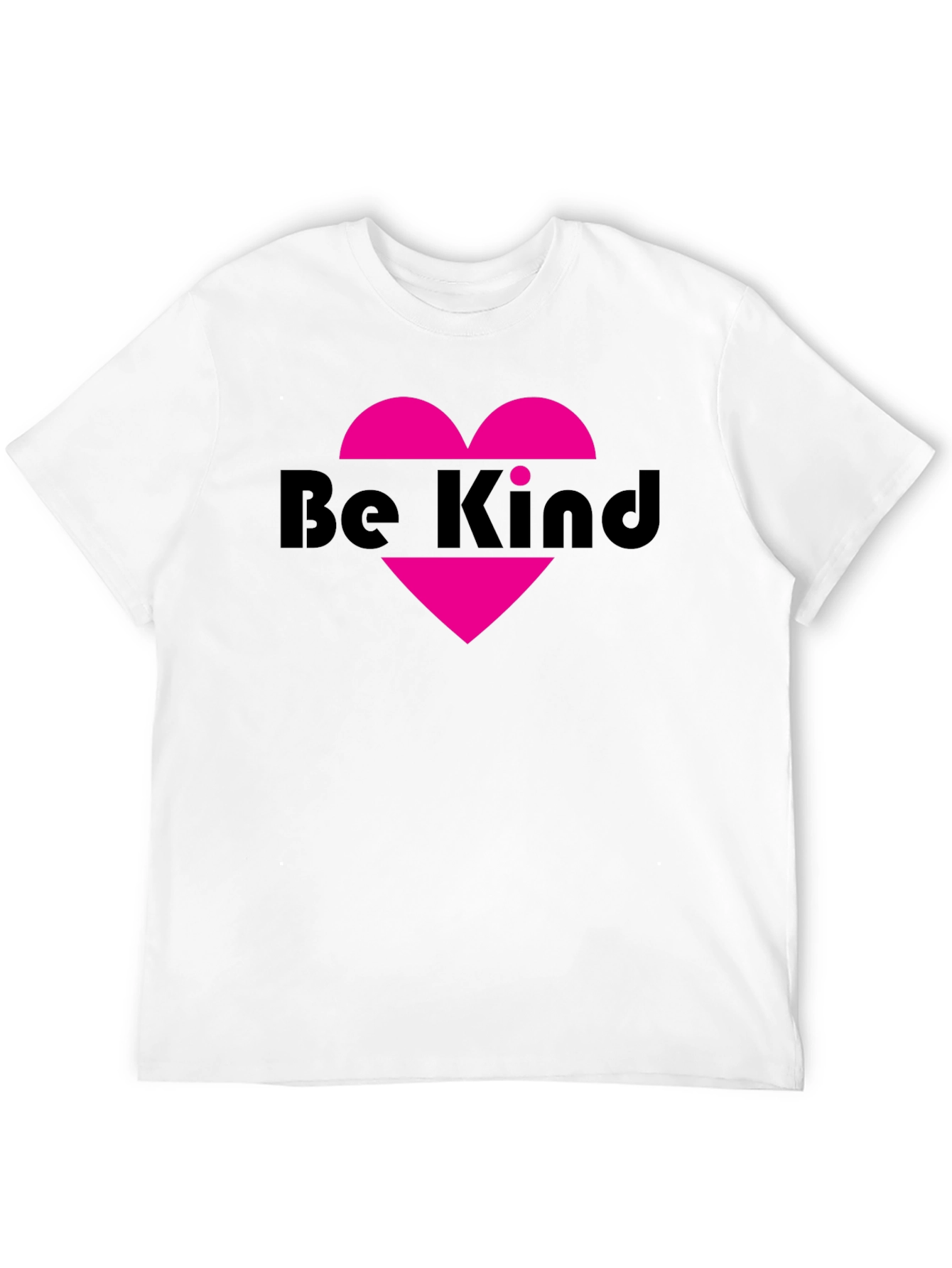 Be Kind Heart Graphic Tee - Black