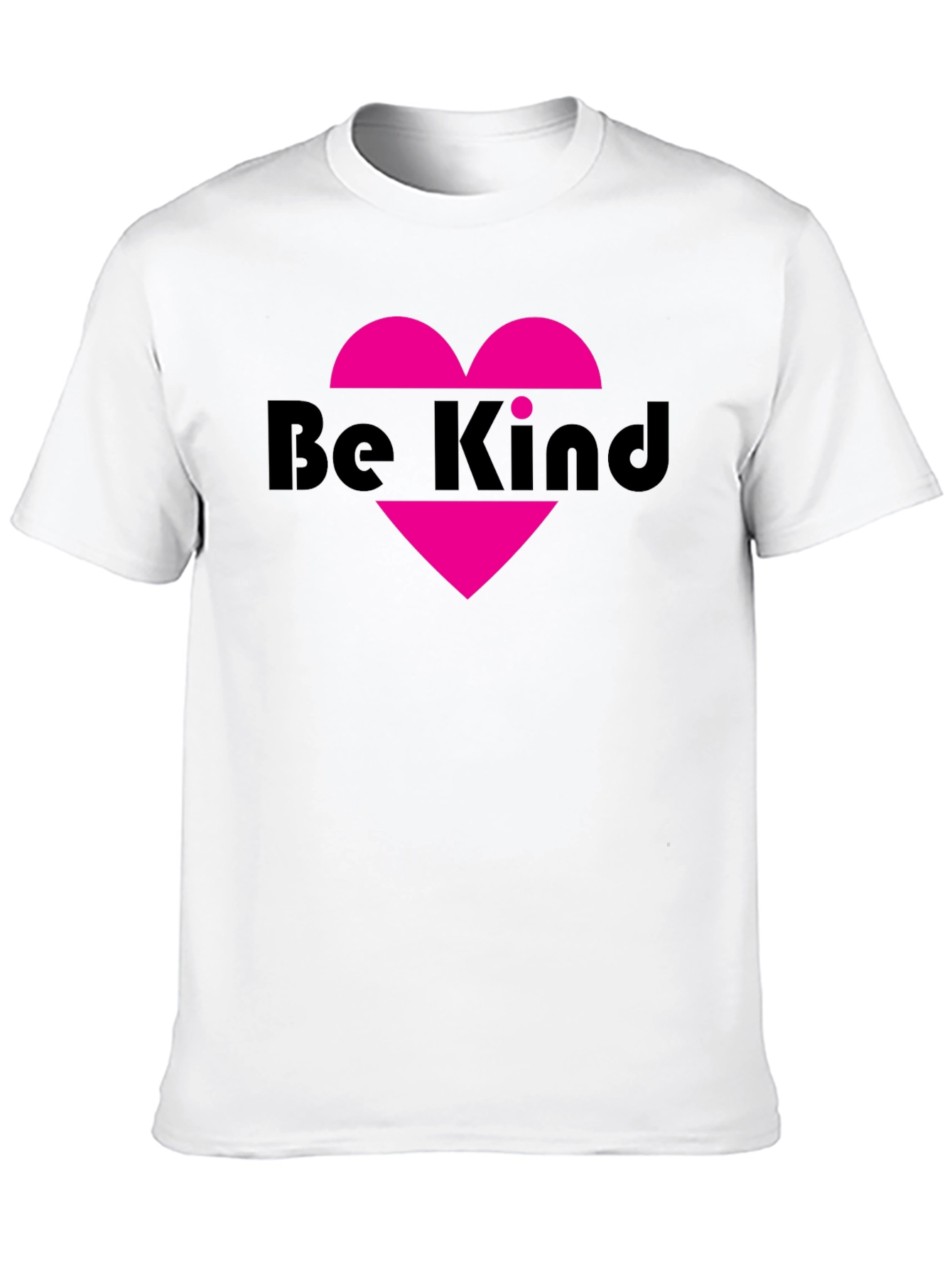 Be Kind Heart Graphic Tee - Black