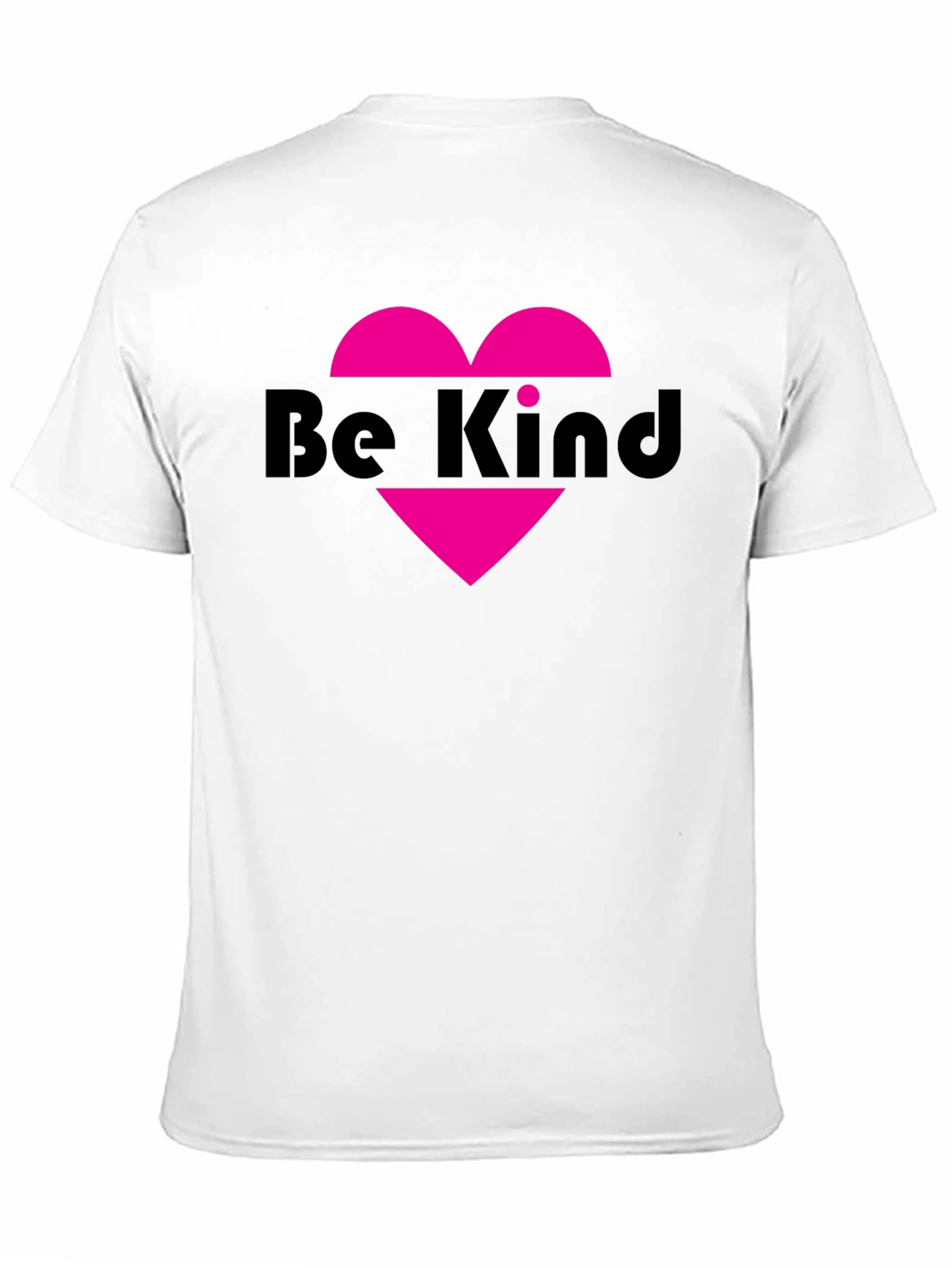 Be Kind Heart Graphic Tee - Black