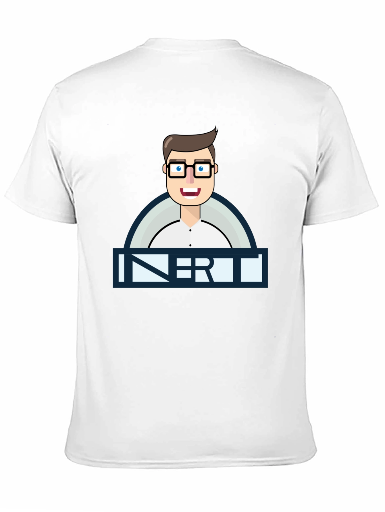 Inert Geek Graphic Tee - Black Cotton T-Shirt