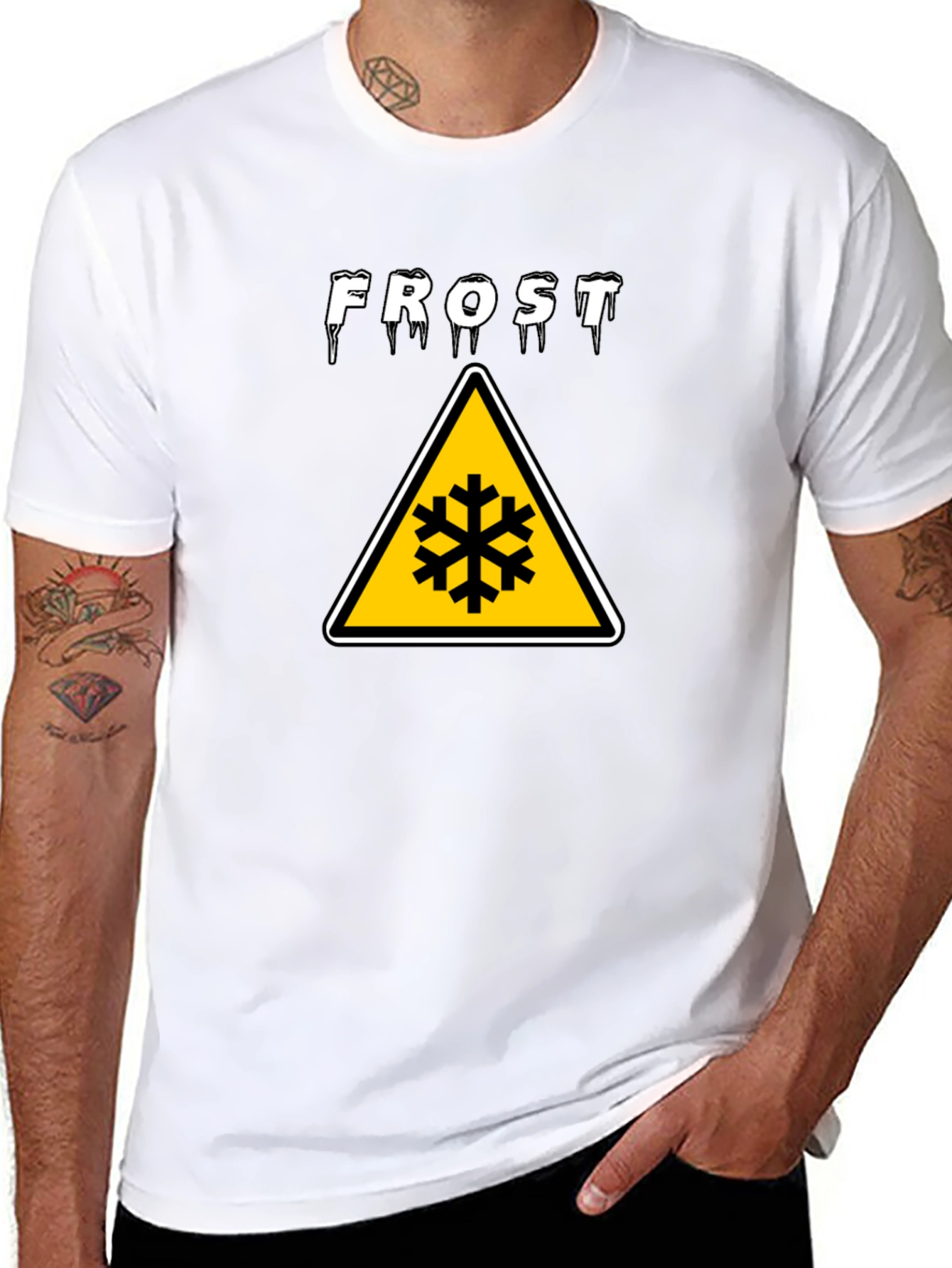 Frost Warning Black T-Shirt