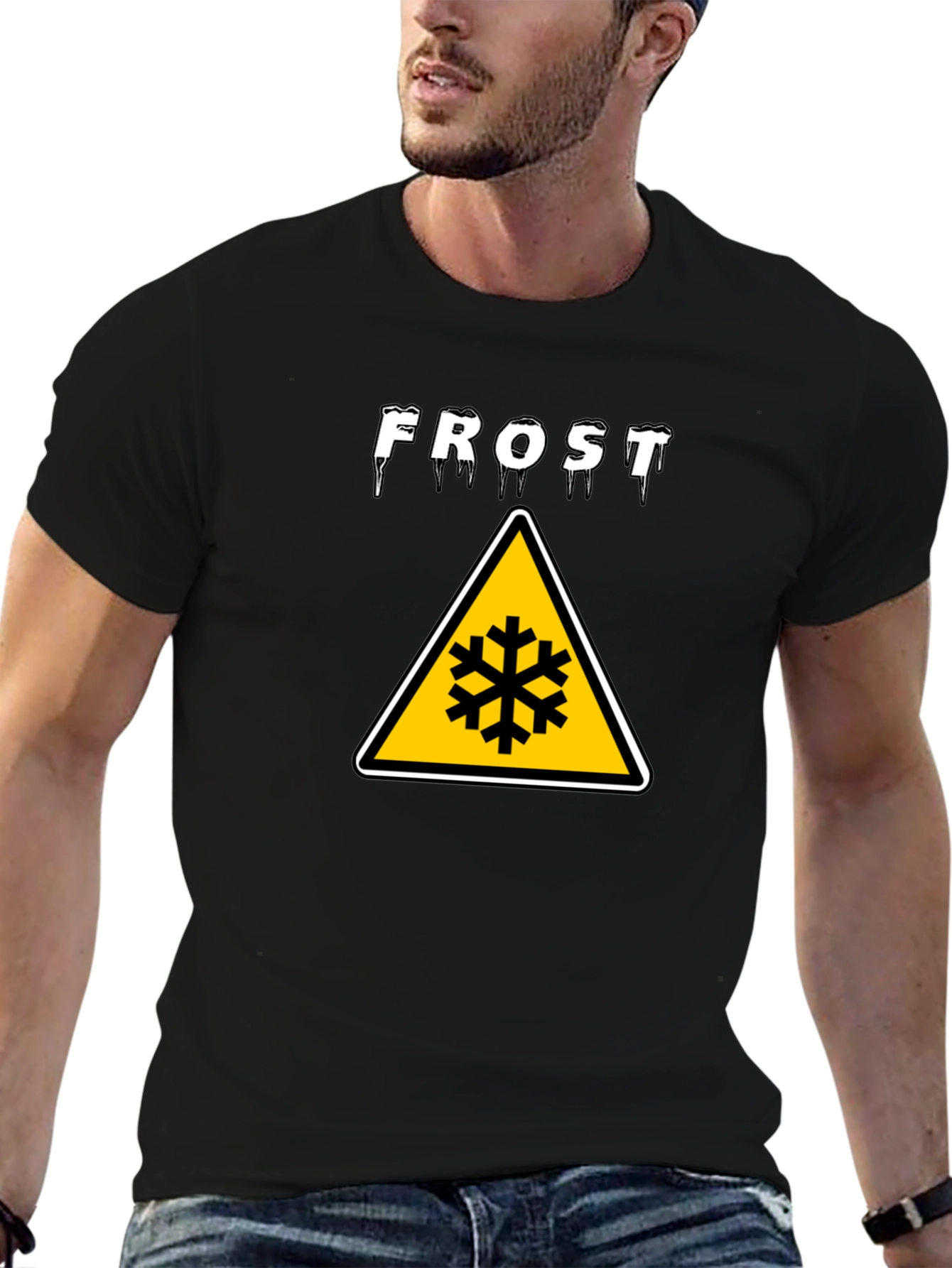 Frost Warning Black T-Shirt