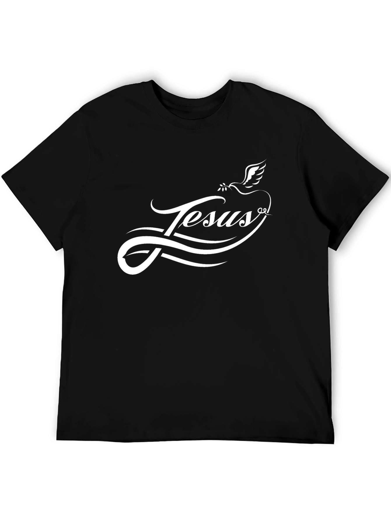 Jesus Dove Graphic T-Shirt - Religious Apparel