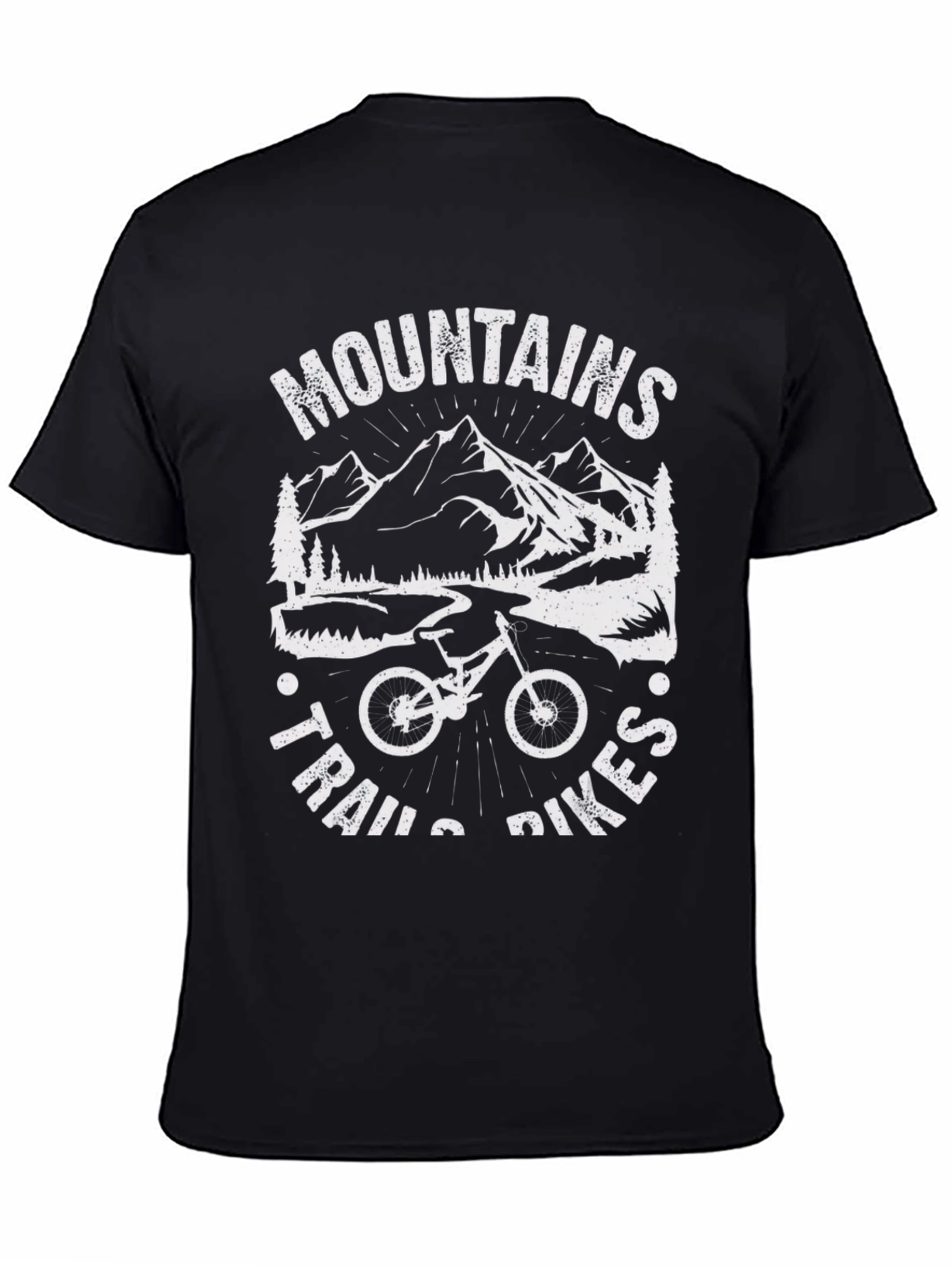 Mountains Trails Bikes T-Shirt
