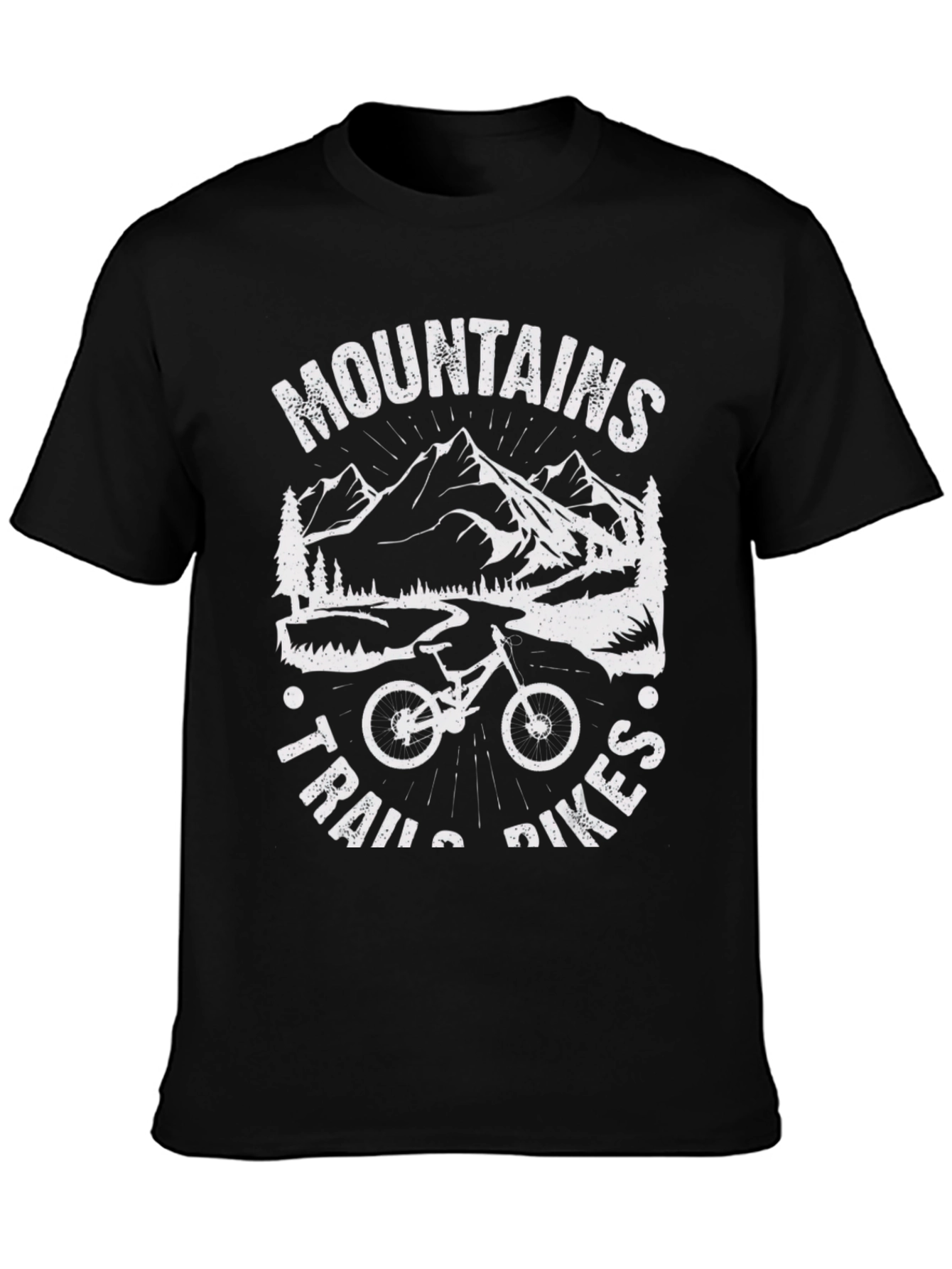 Mountains Trails Bikes T-Shirt