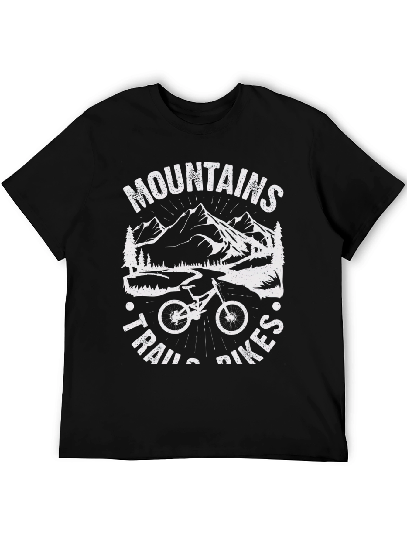 Mountains Trails Bikes T-Shirt