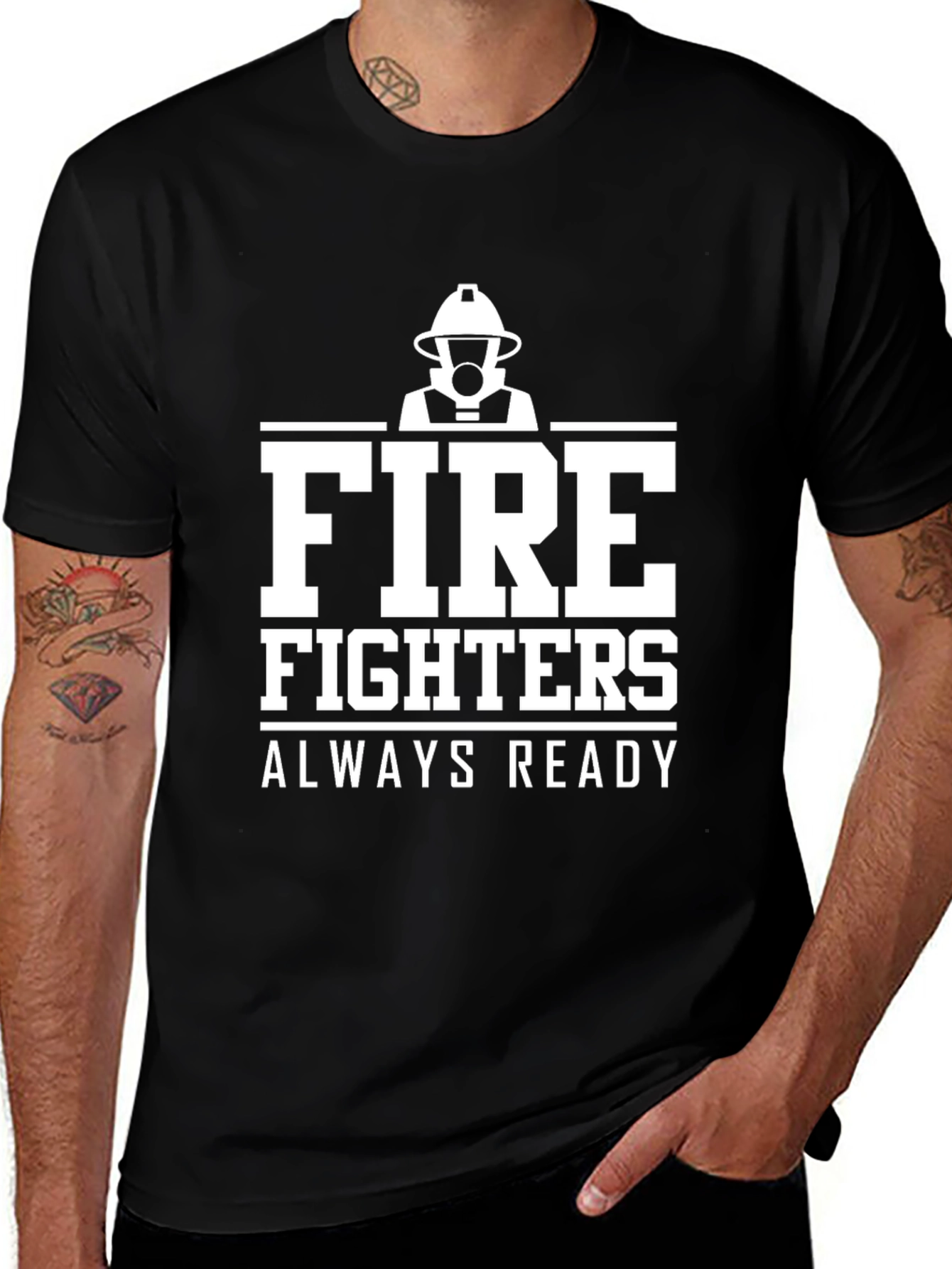 Firefighters Always Ready Graphic Tee