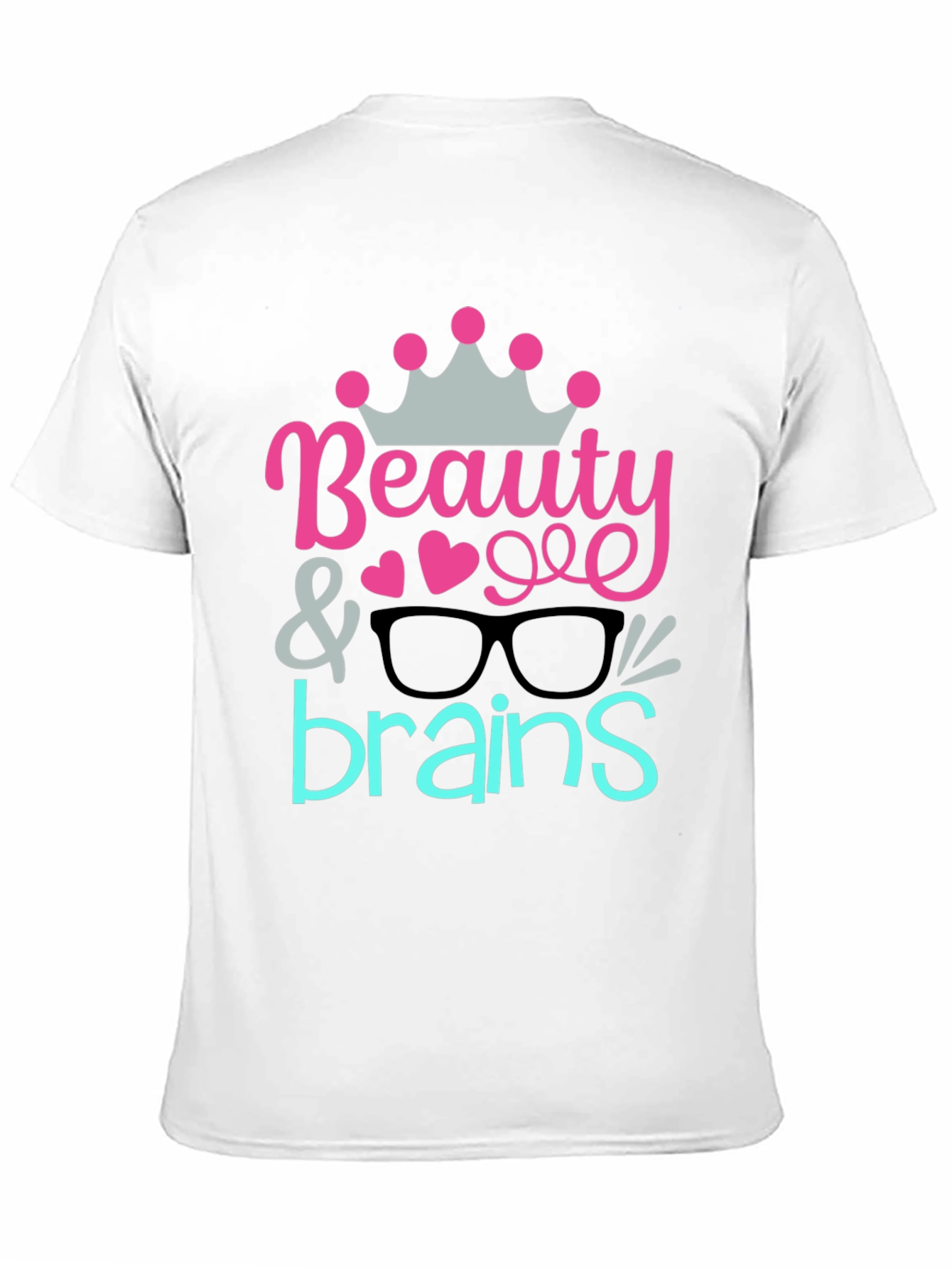 Beauty & Brains Graphic Tee - Black