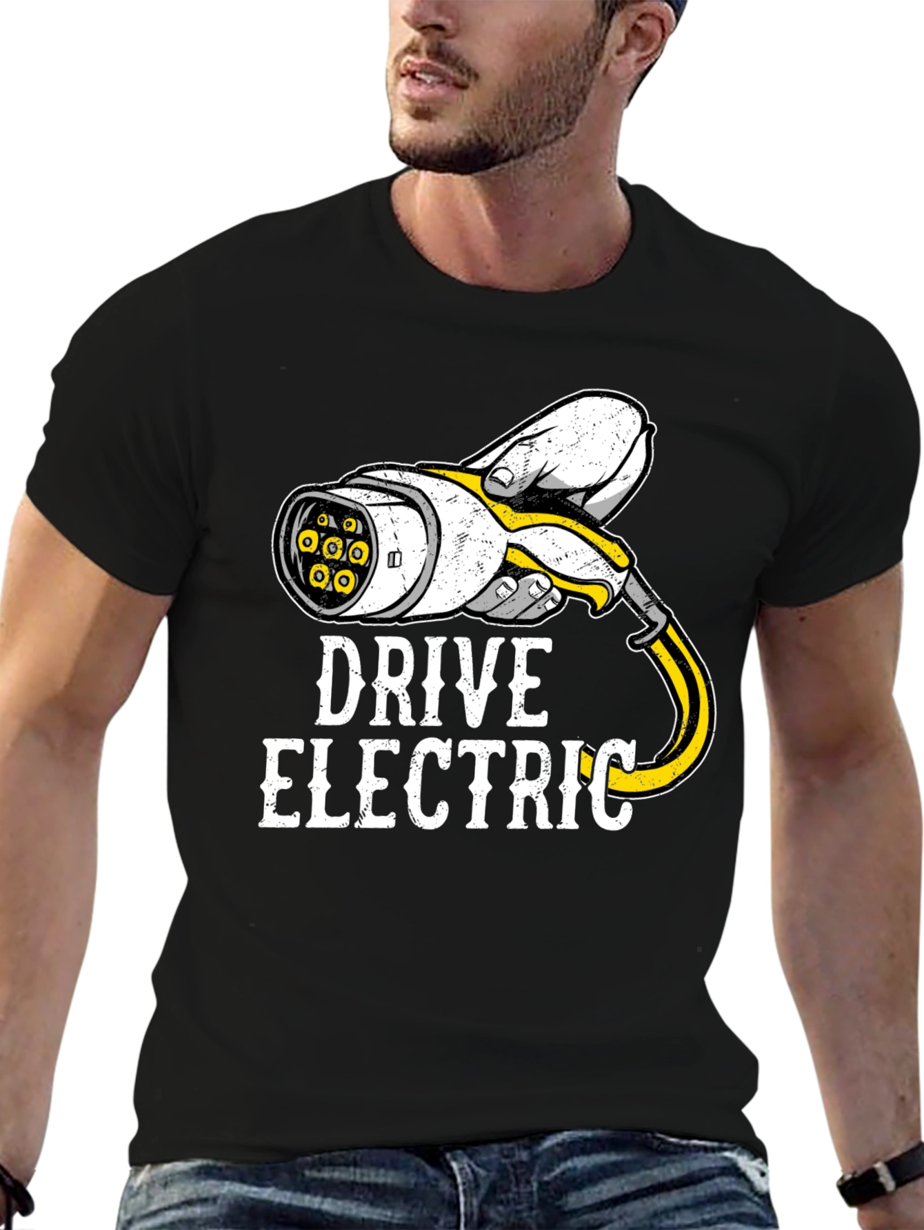 Drive Electric T-Shirt - EV Charger Graphic Tee