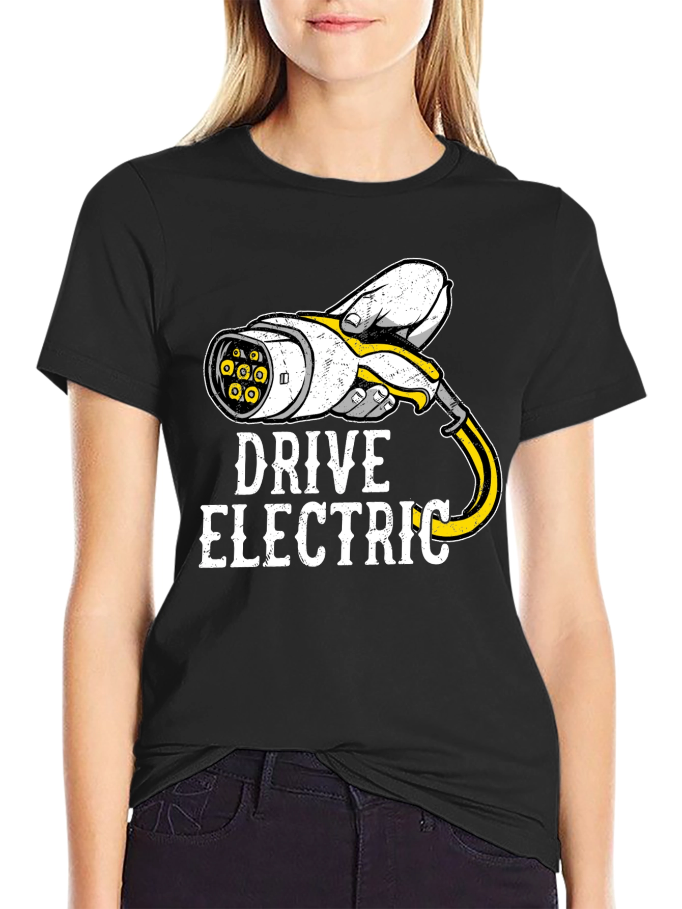 Drive Electric T-Shirt - EV Charger Graphic Tee