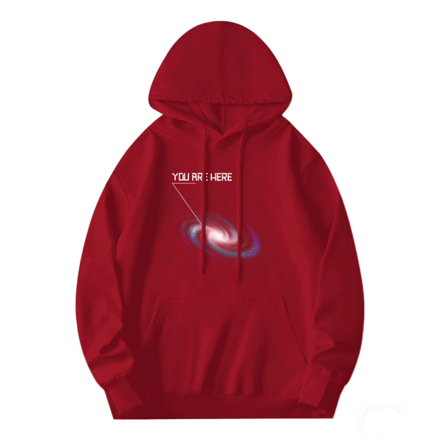 Galaxy Space Nebula Graphic Hoodie, Comfort Loose Fit