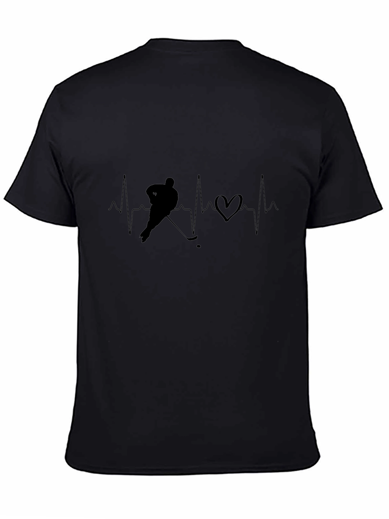 Hockey Heartbeat T-Shirt - Passionate Athlete Tee