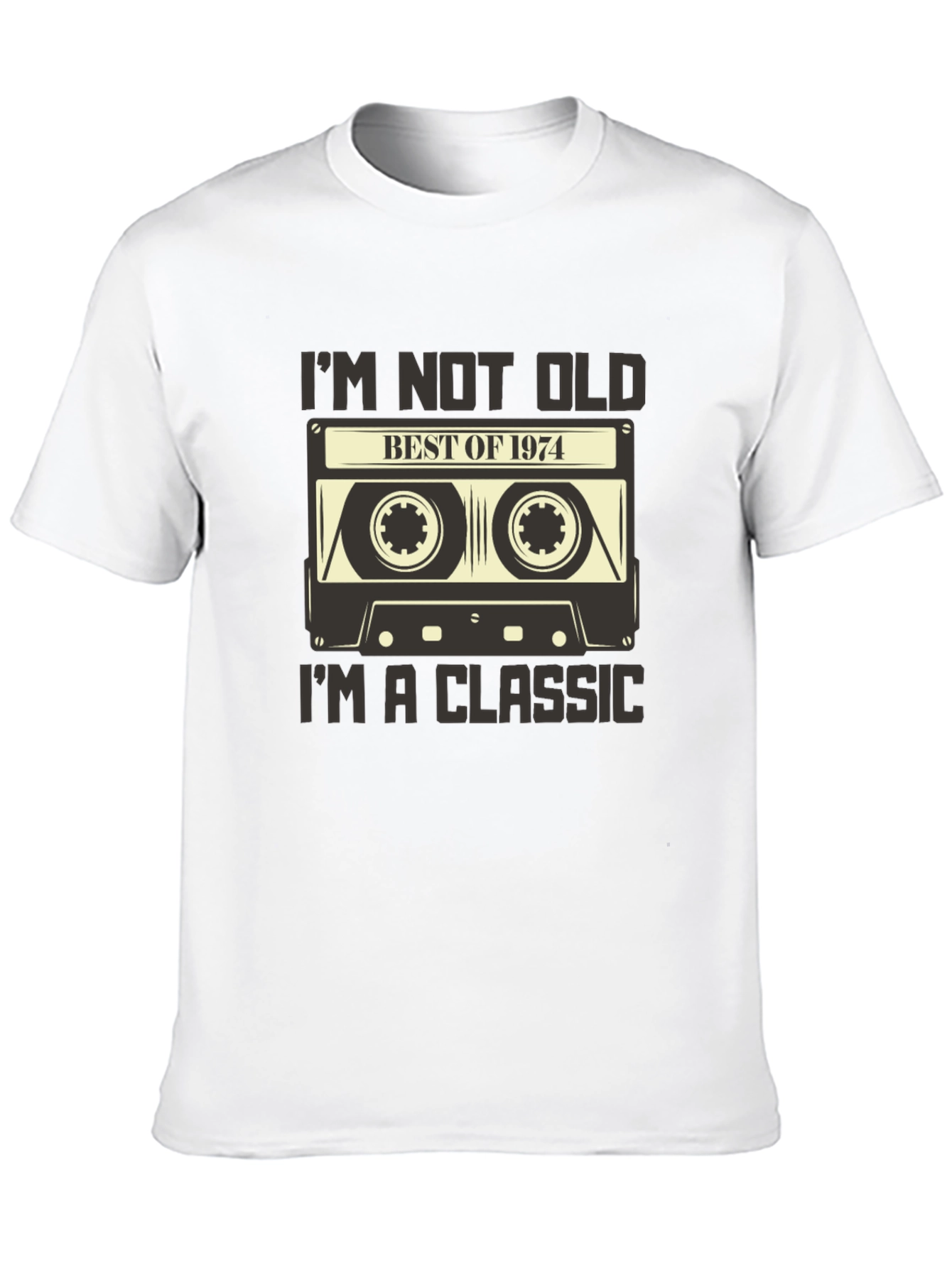 Classic 1974 Cassette Tape Graphic Tee