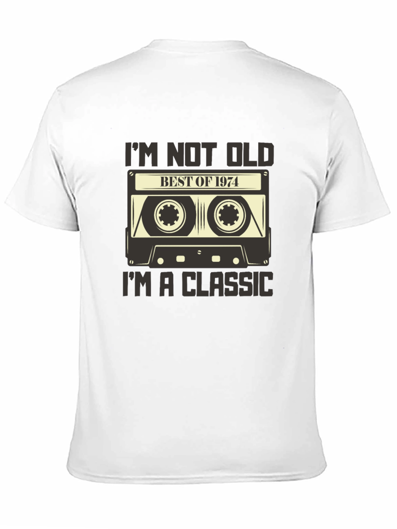 Classic 1974 Cassette Tape Graphic Tee