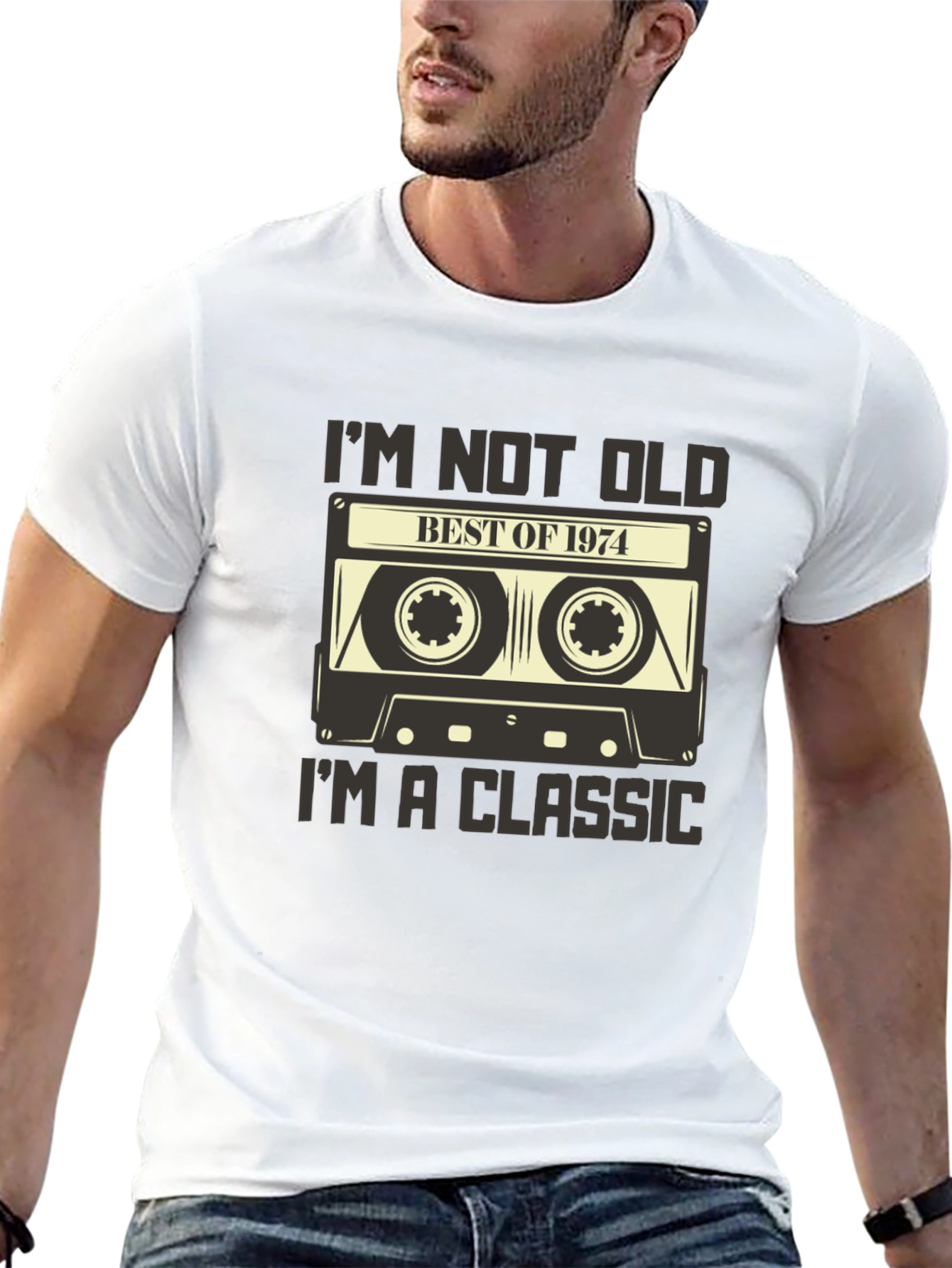 Classic 1974 Cassette Tape Graphic Tee