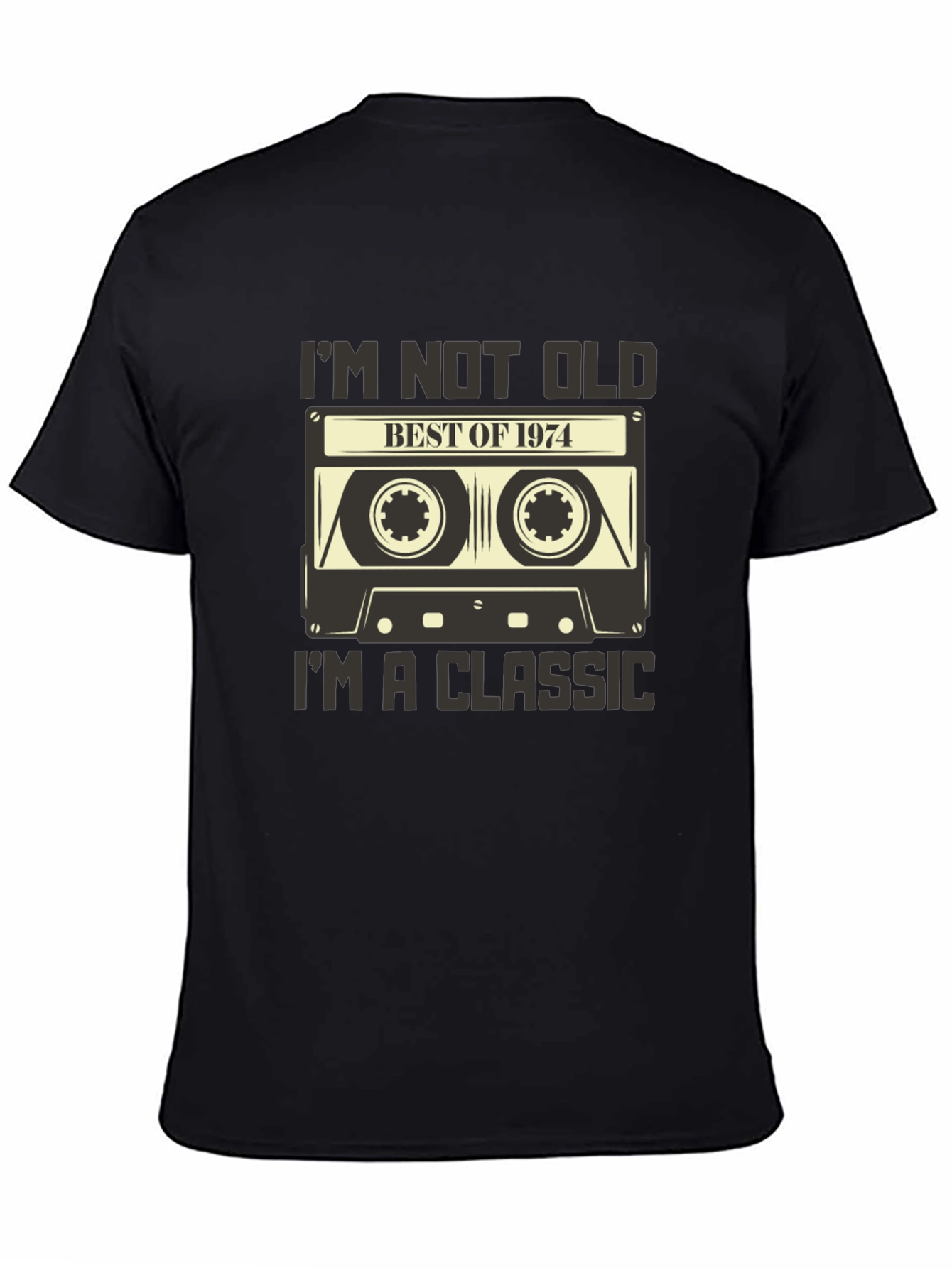 Classic 1974 Cassette Tape Graphic Tee